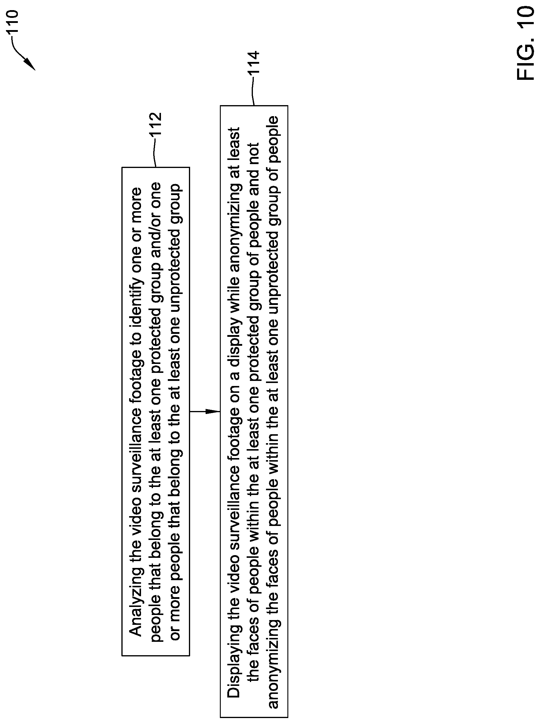 Patent US12106647 Figure 10 – Video monitoring system with privacy features