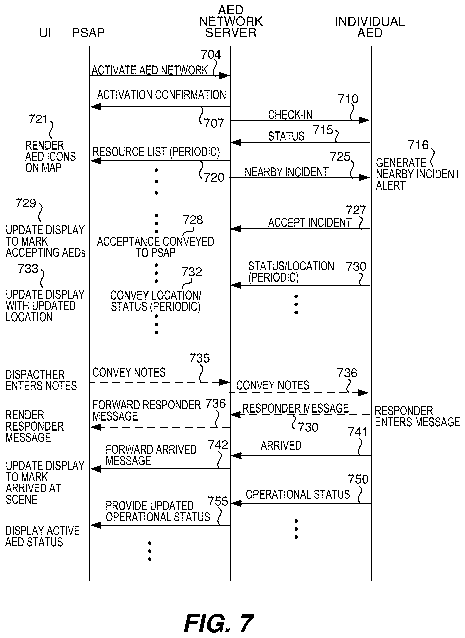 Patent US12106650 Figure 13 – PSAP/public responder network integrations