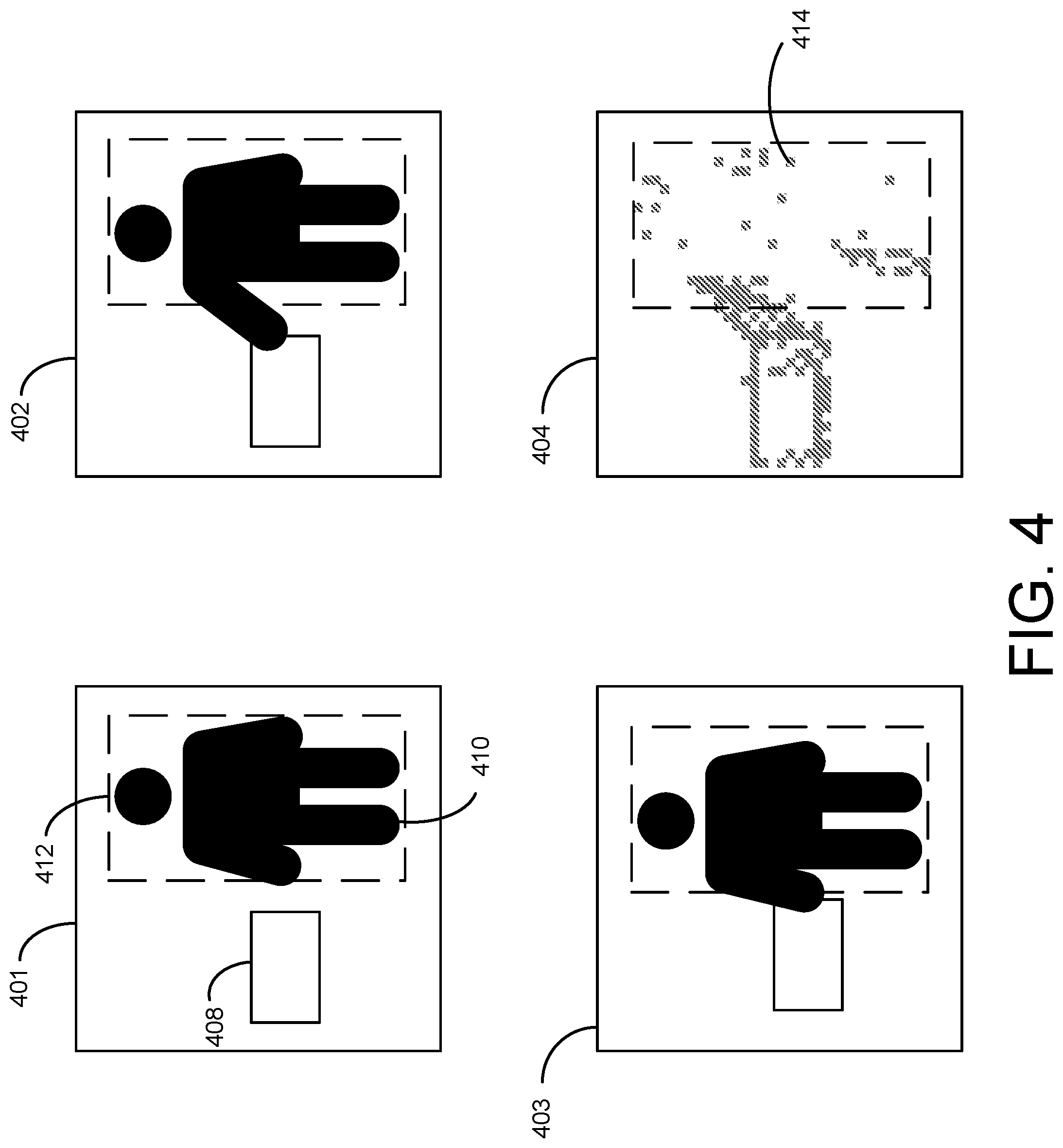 Patent US12106654 Figure 4 – Surveillance system and method for predicting patient falls using motion feature patterns