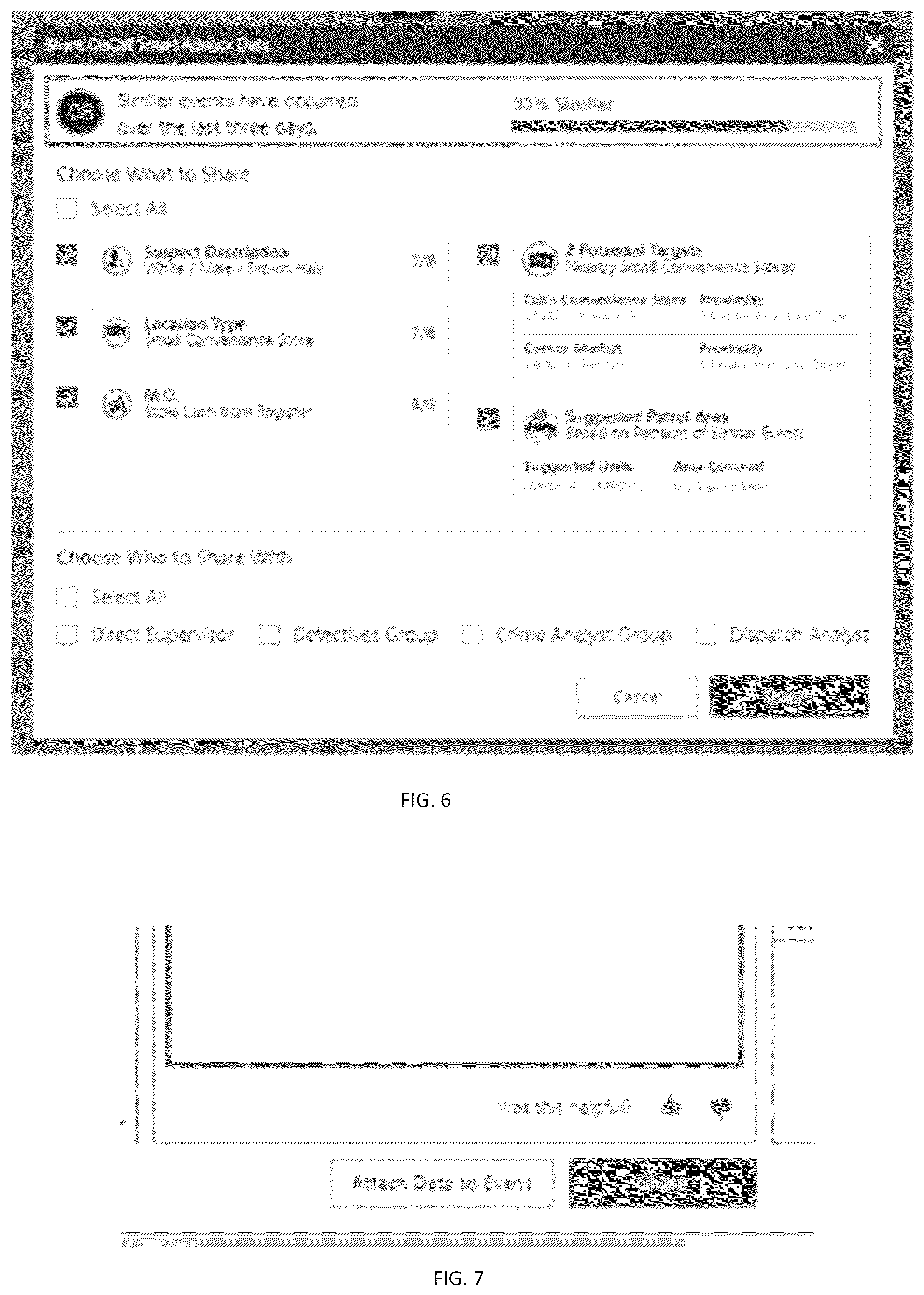 Patent US12106657 Figure 5 – Similarity agent for computer-aided dispatch systems