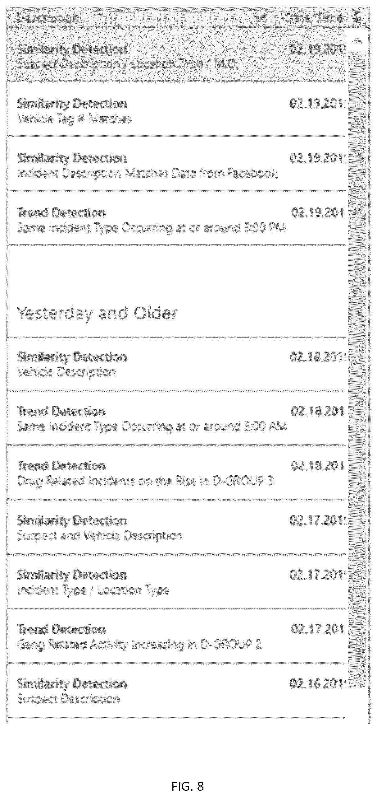 Patent US12106657 Figure 6 – Similarity agent for computer-aided dispatch systems
