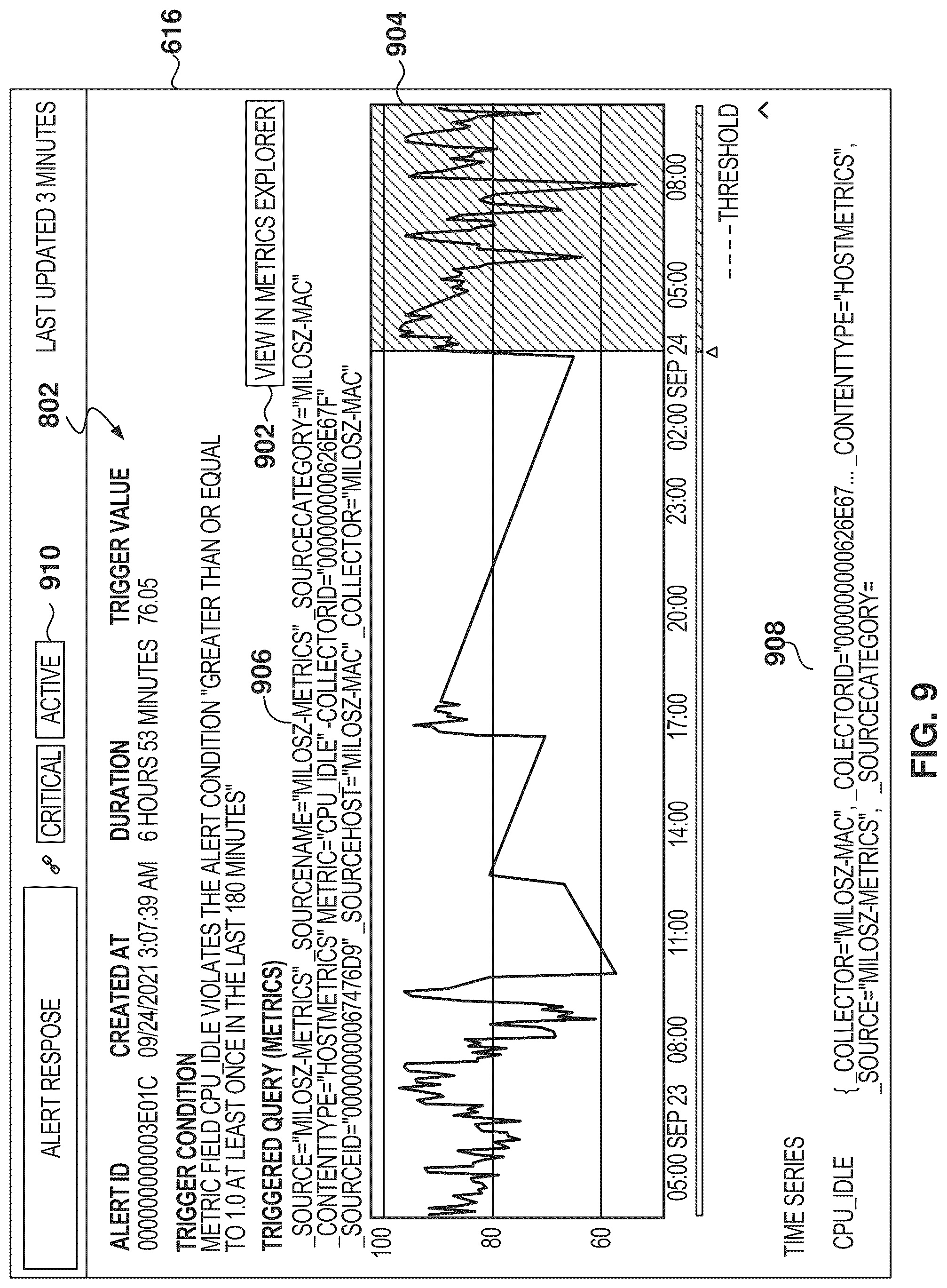 Patent US12106658 Figure 9 – Alert response tool