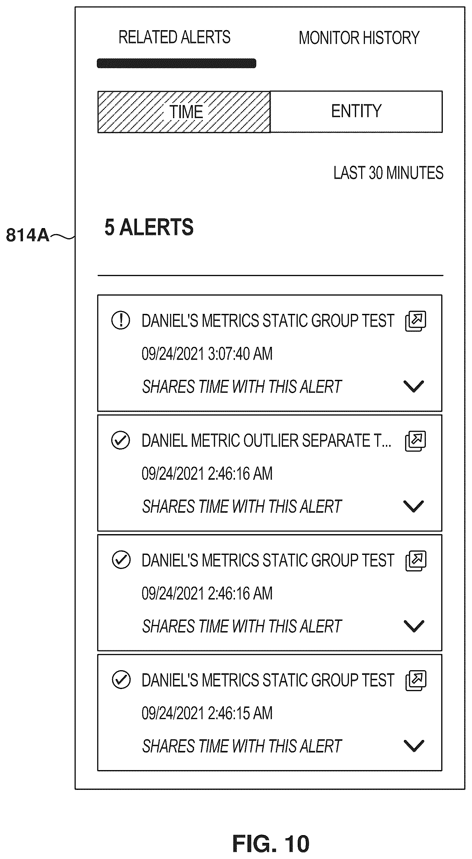 Patent US12106658 Figure 10 – Alert response tool