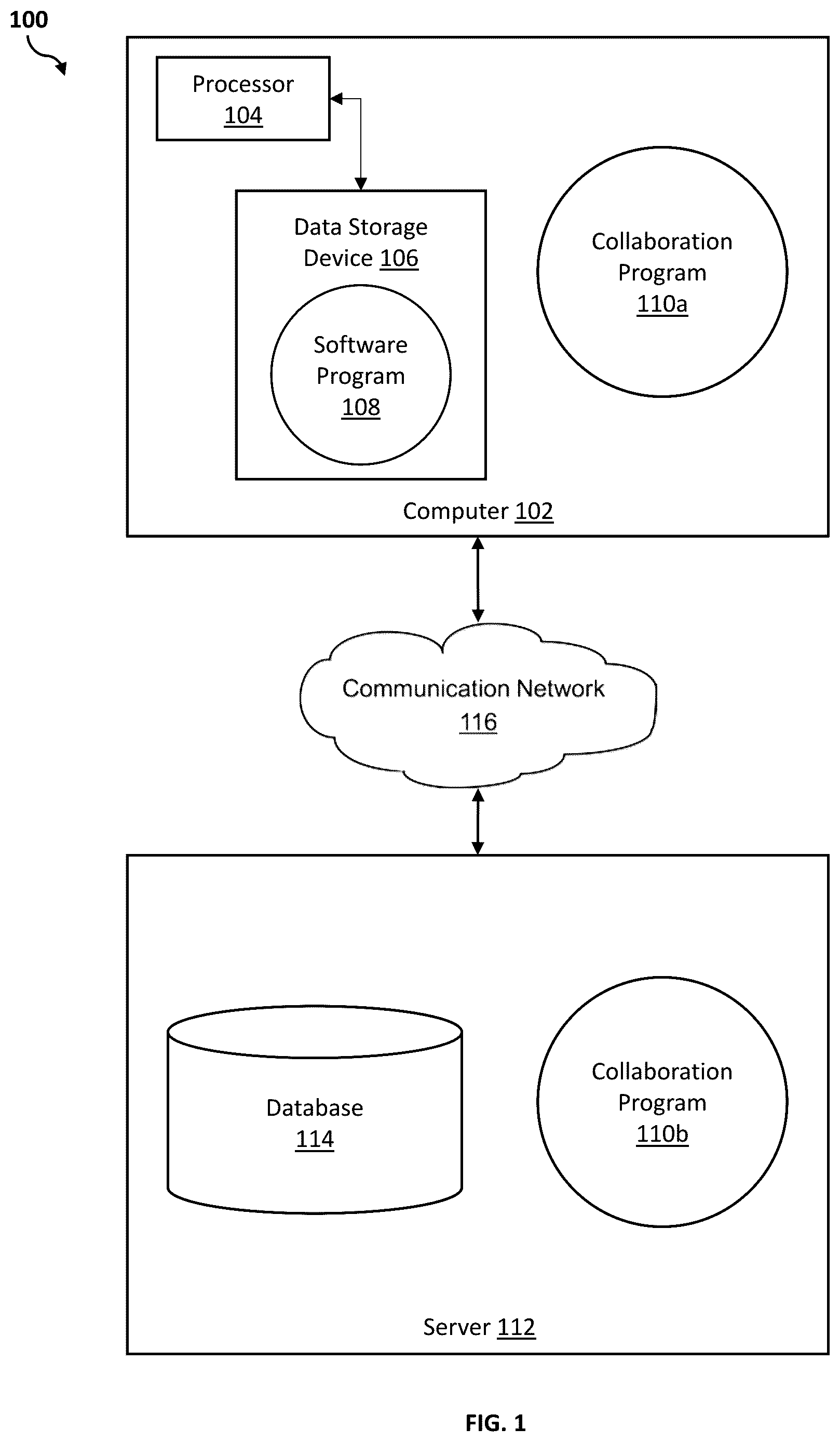 Patent US12106663 — Autonomous vehicle management based on object detection — Figure 1