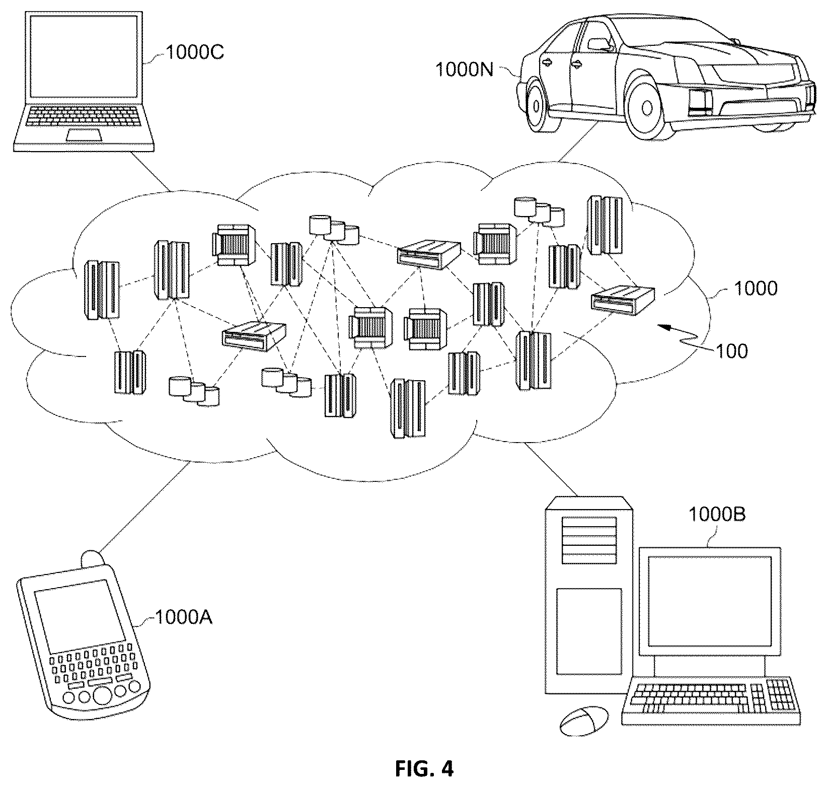 Patent US12106663 Figure 4 – Autonomous vehicle management based on object detection