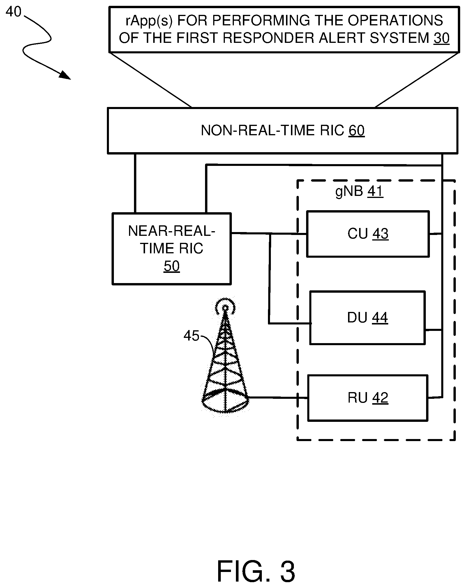Patent US12106665 Figure 3 – First responder transit alert system and method