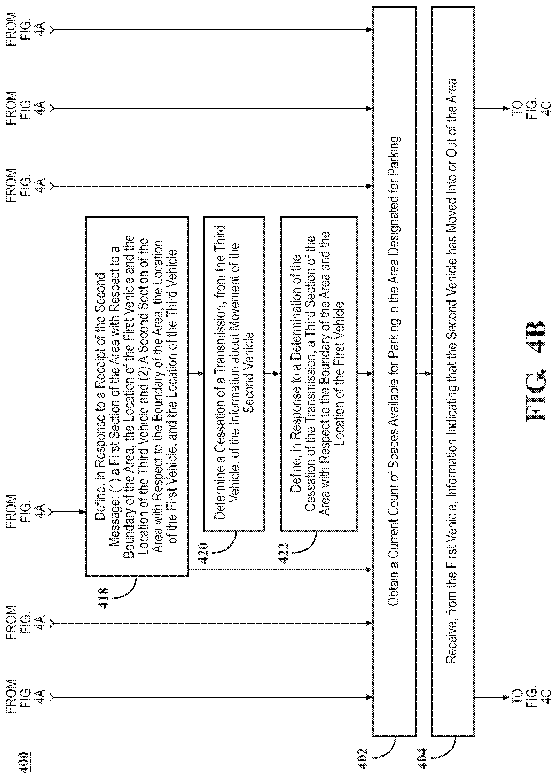 Patent US12106666 Figure 5 – Communicating information about parking space availability