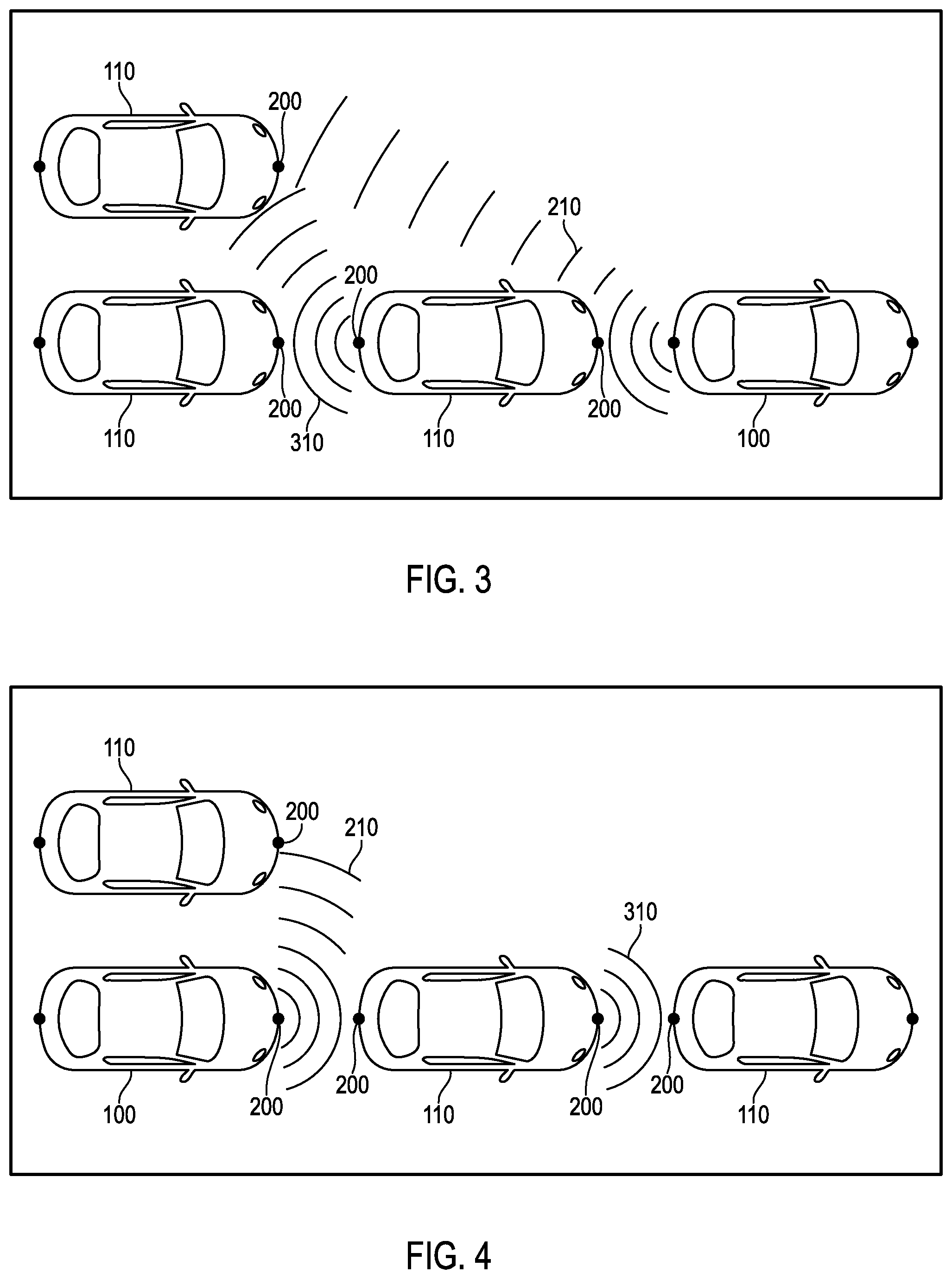 Patent US12106668 Figure 2 – Selective message retransmission in vehicle-vehicle communications