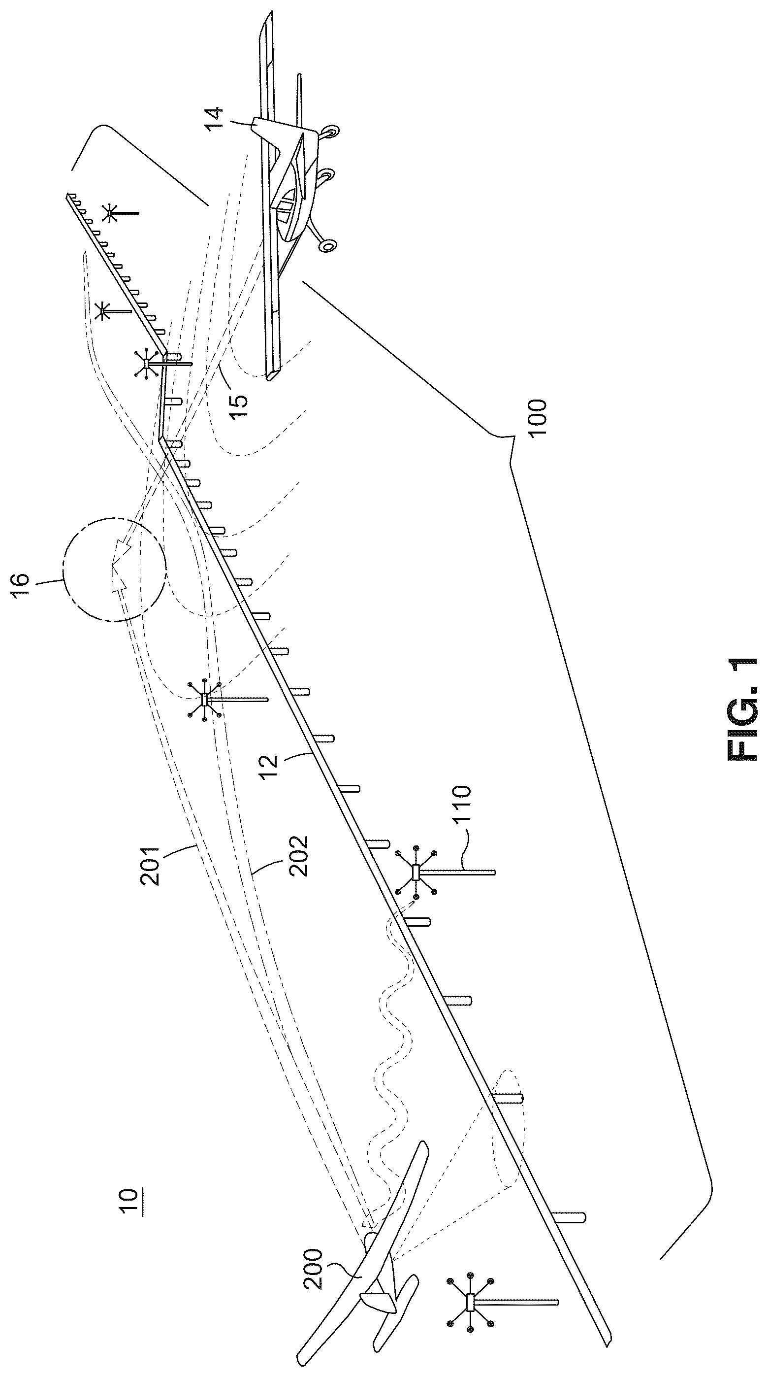 Patent US12106674 Figure 1 – Terrestrial acoustic sensor array