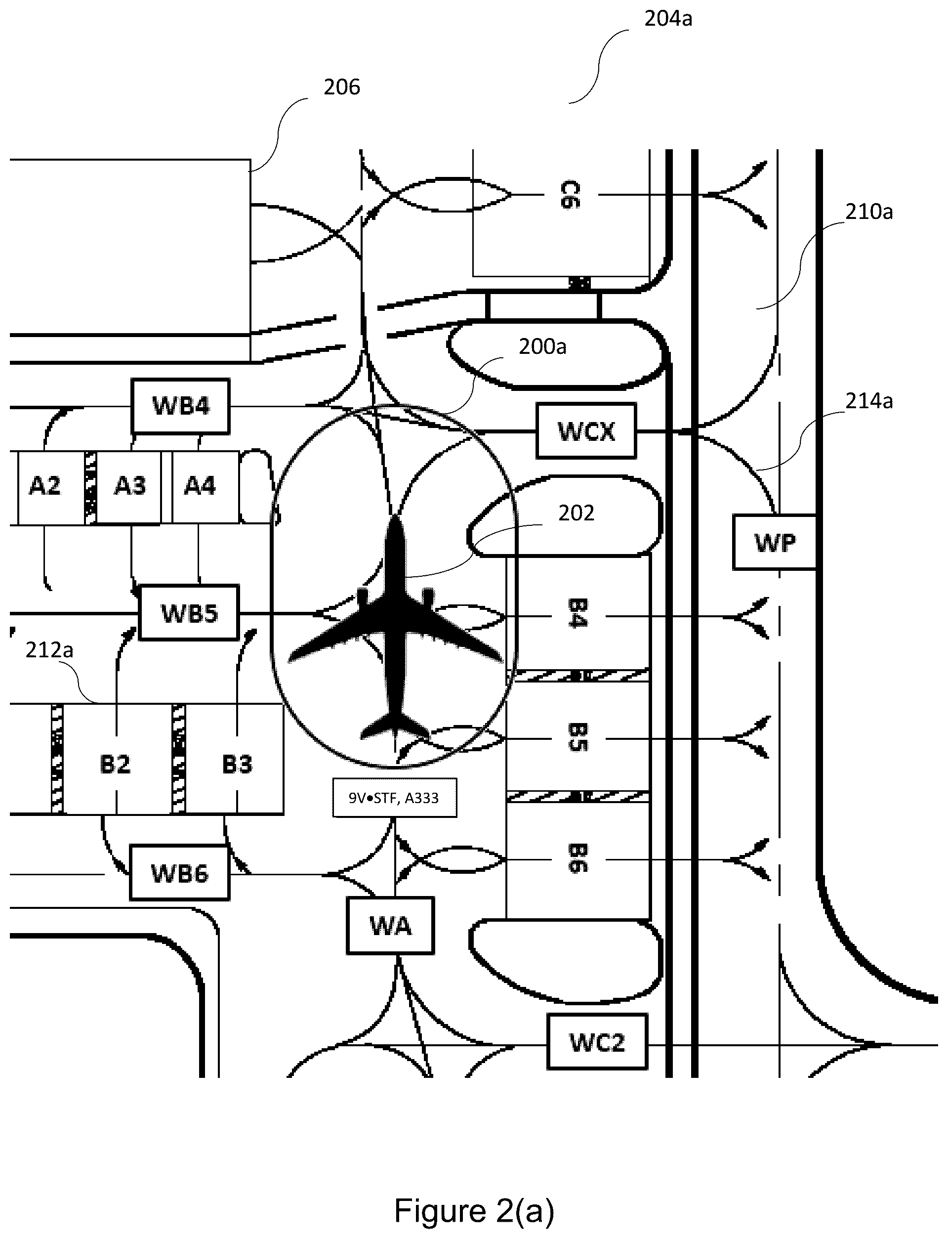 Patent US12106675 Figure 2 – Airport ground collision alerting system