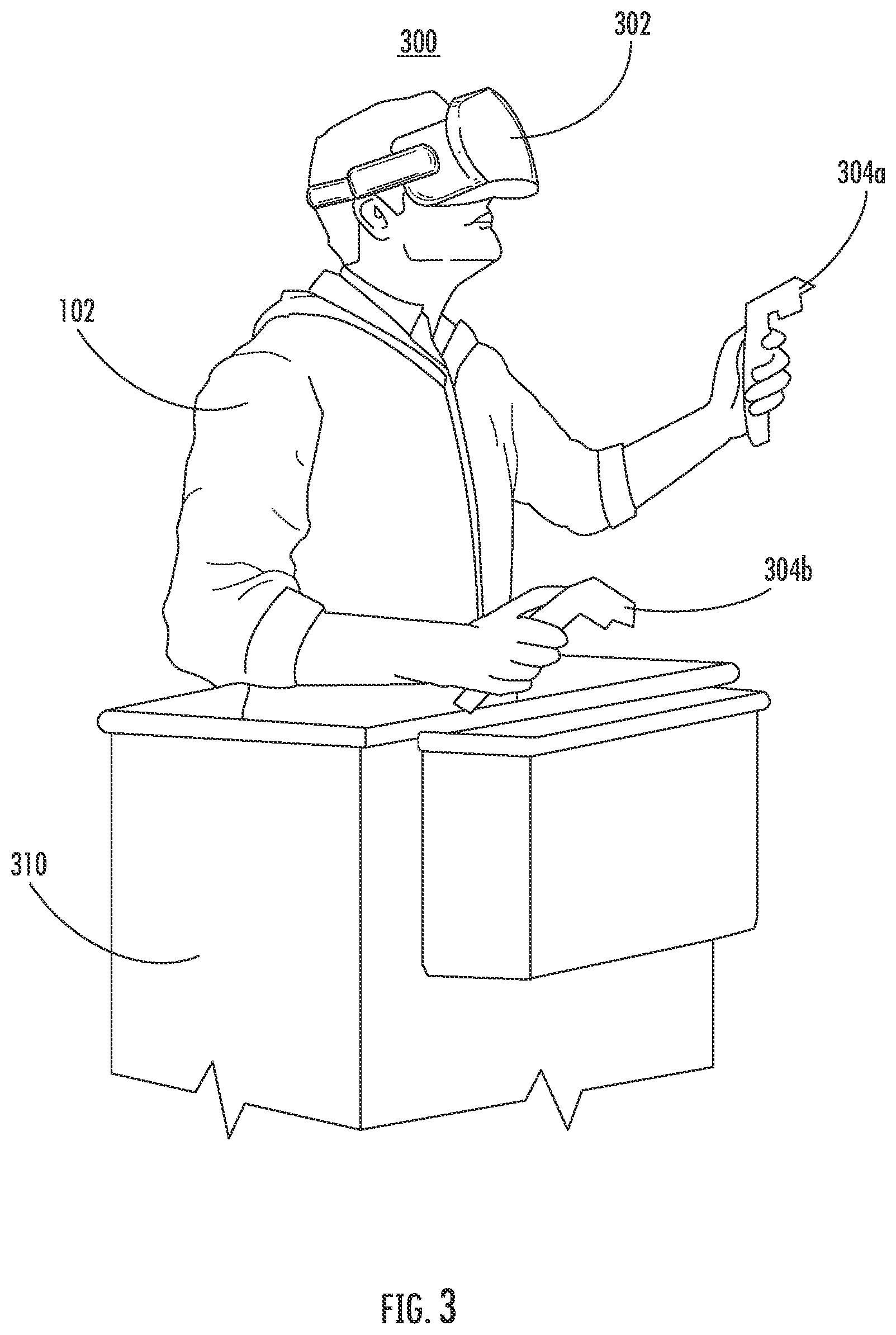 Patent US12106676 Figure 3 – Virtual reality training and evaluation system