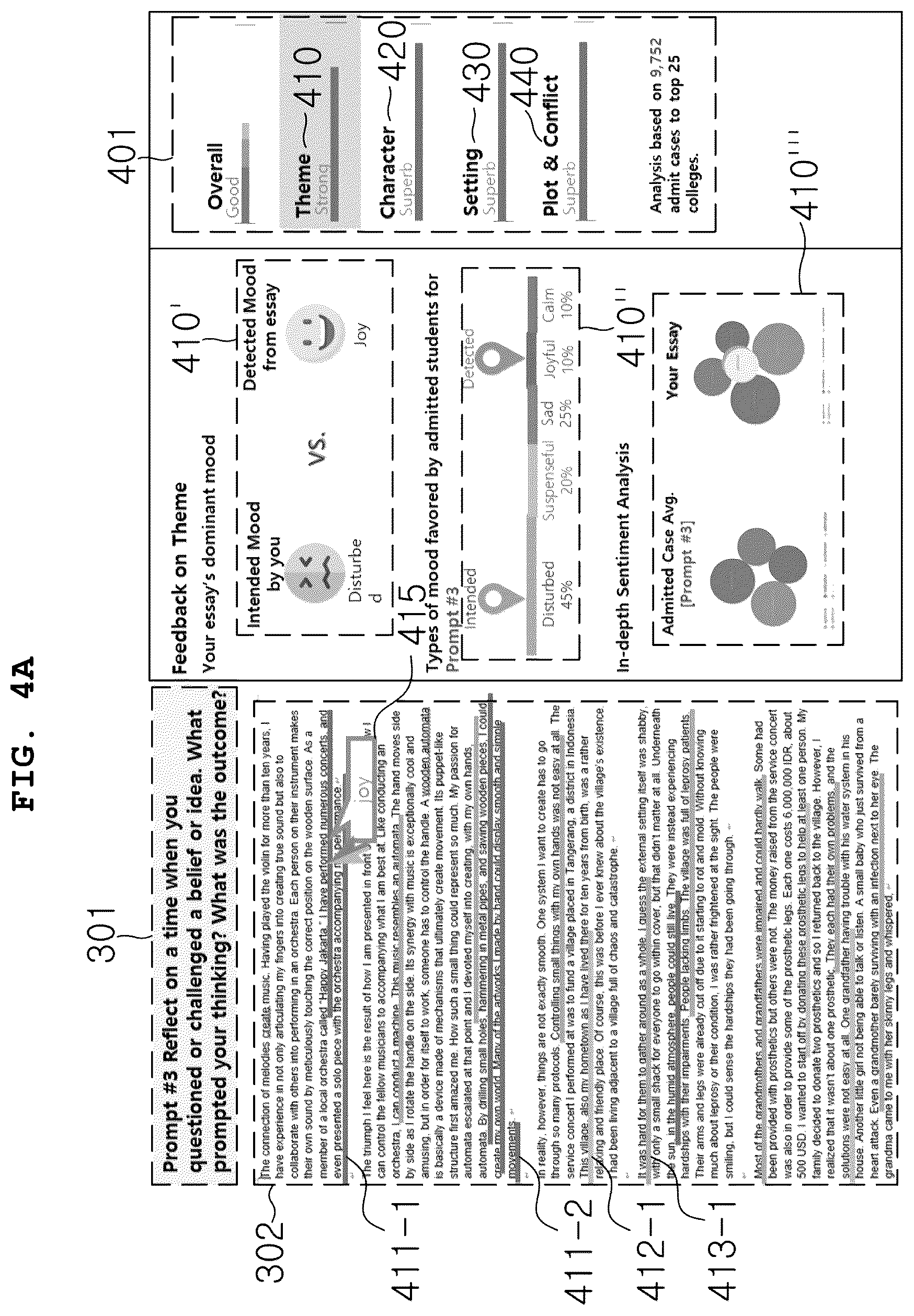 Patent US12106682 Figure 4 – Control method of electronic device for providing evaluation information of essay and college acceptance probability