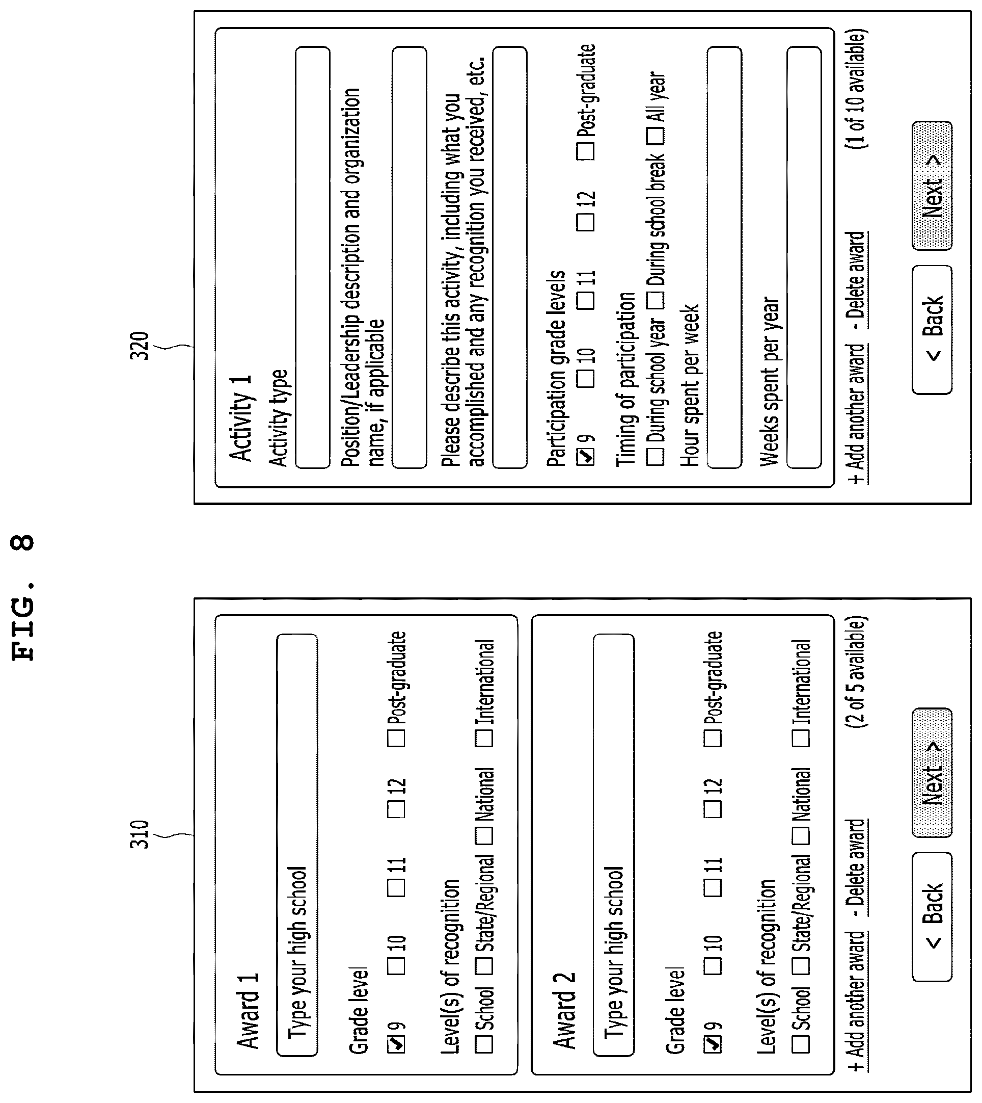 Patent US12106682 Figure 11 – Control method of electronic device for providing evaluation information of essay and college acceptance probability