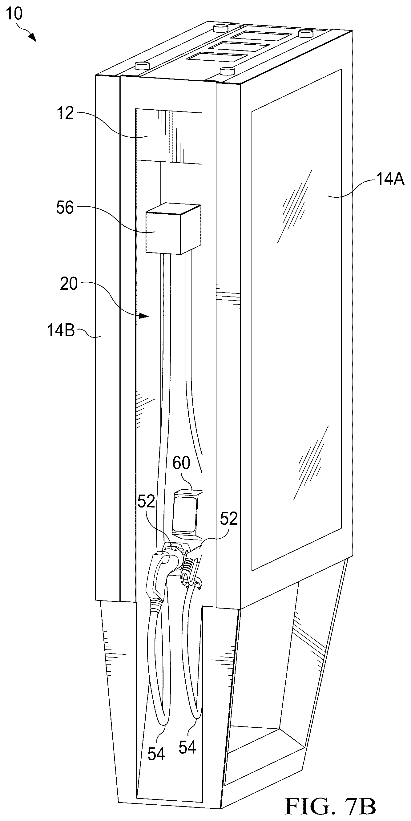 Patent US12106687 Figure 11 – Display assembly with unobstructed zone