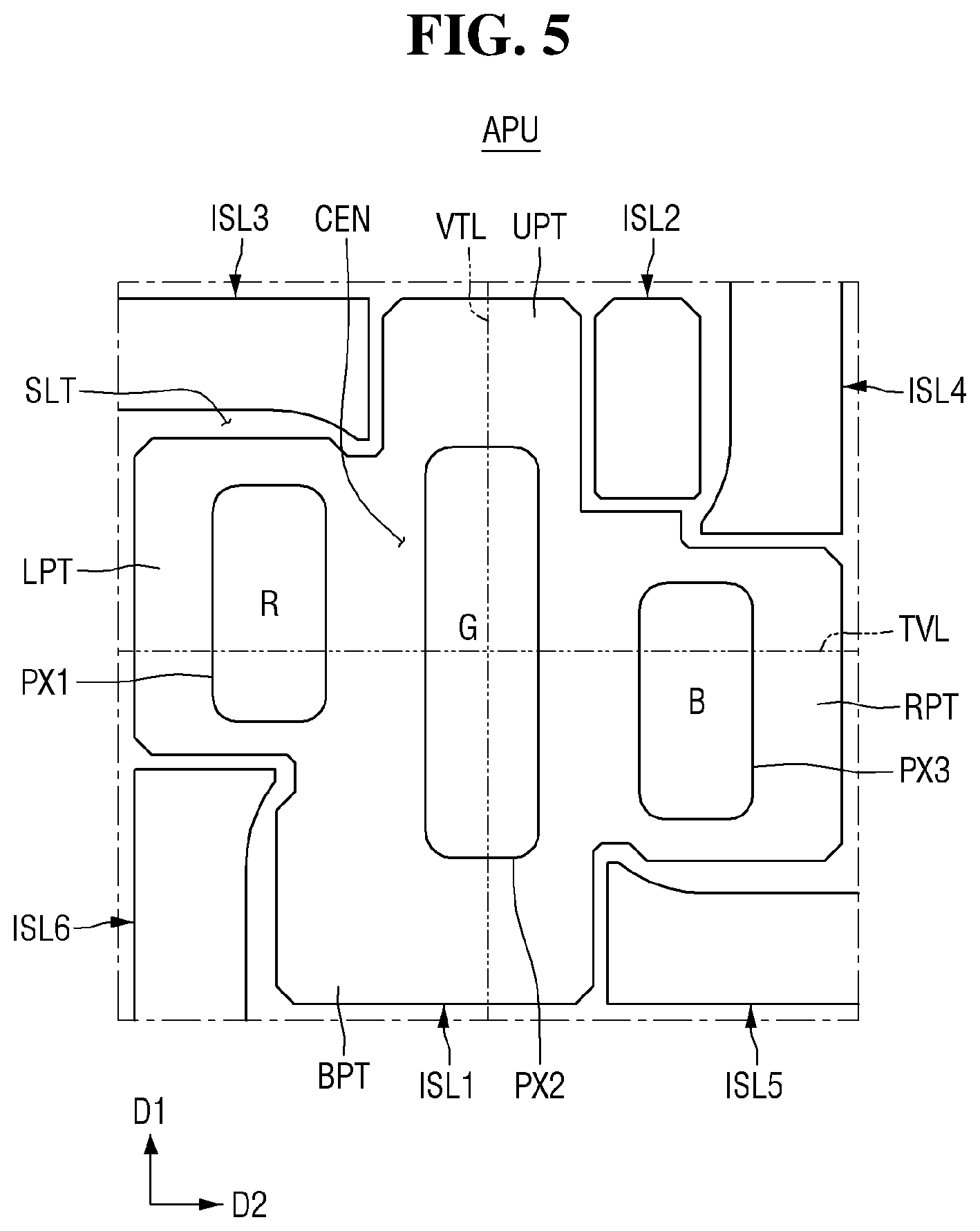 Patent US12106689 Figure 5 – Display device and test method thereof
