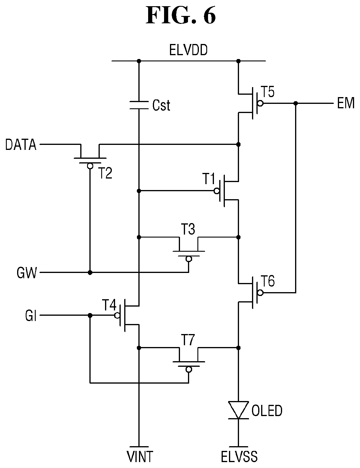 Patent US12106689 Figure 6 – Display device and test method thereof
