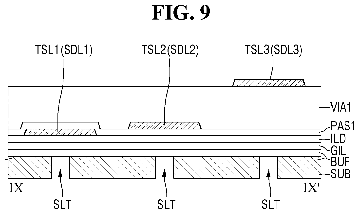 Patent US12106689 Figure 9 – Display device and test method thereof