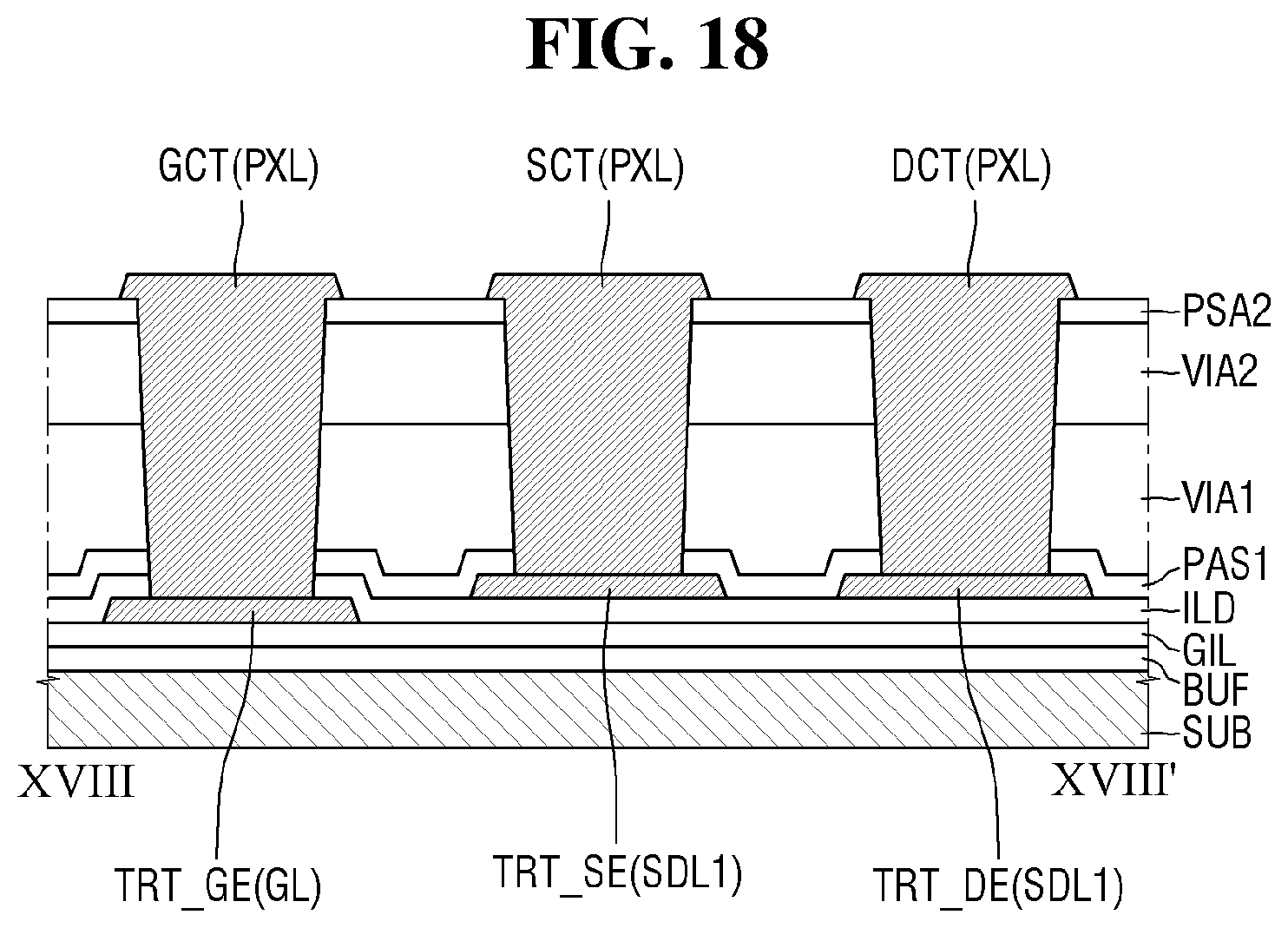 Patent US12106689 Figure 18 – Display device and test method thereof