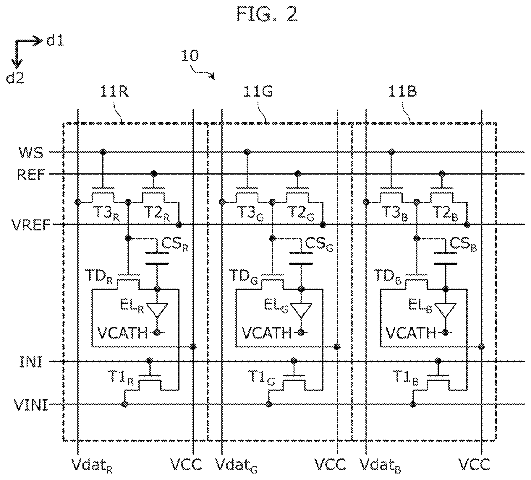 Patent US12106691 Figure 2 – Display device