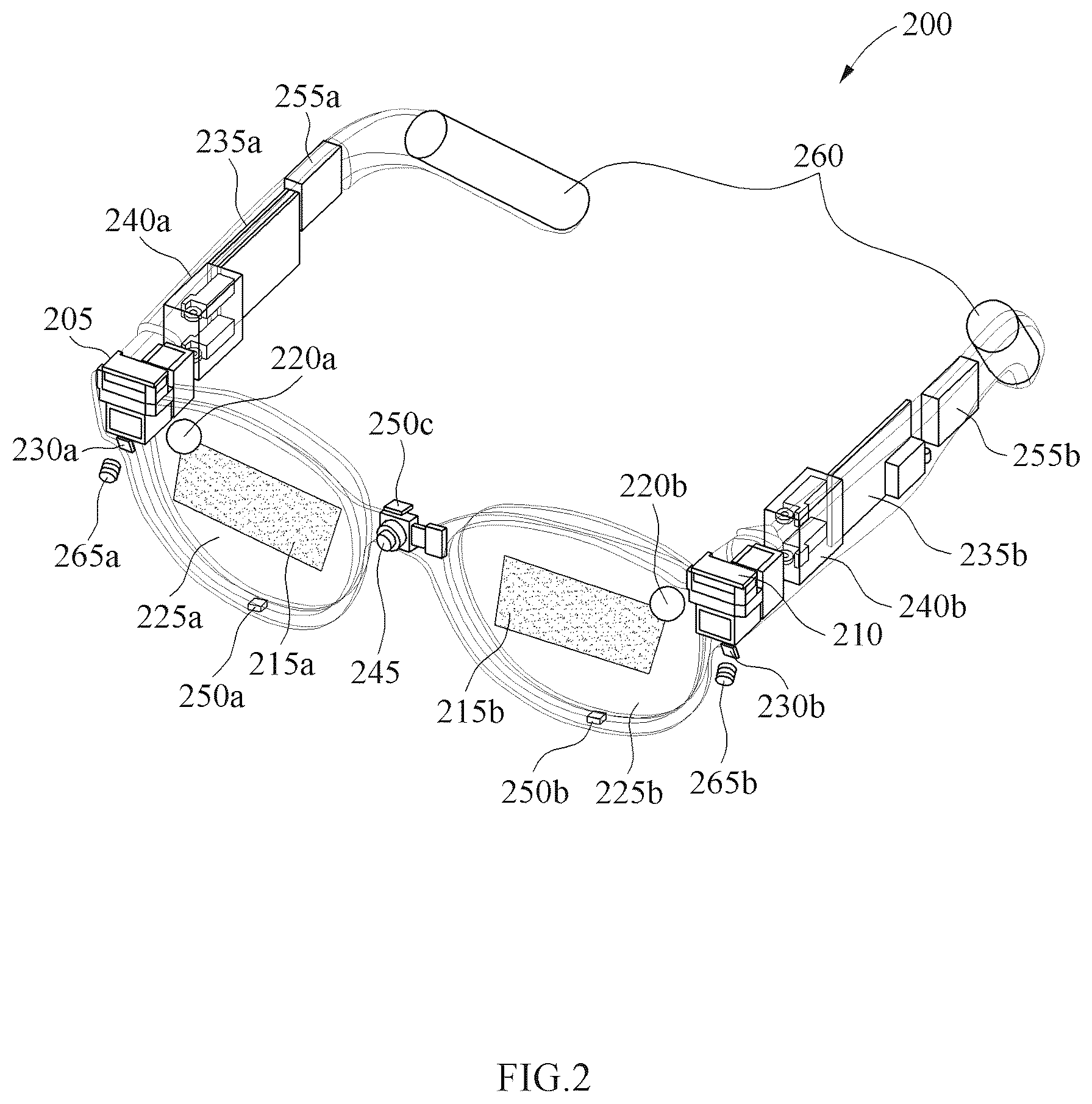 Patent US12106692 Figure 2 – Wearable electronic device with display