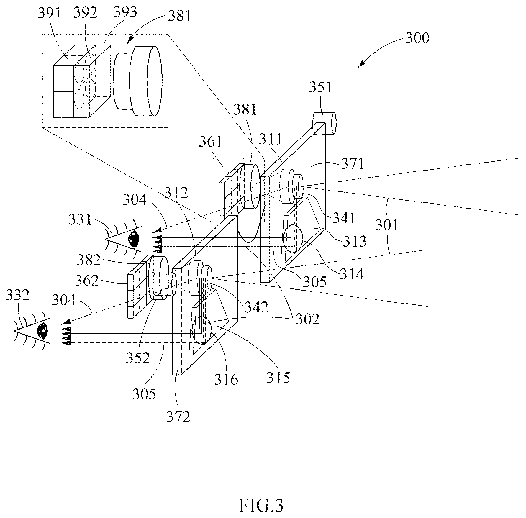 Patent US12106692 Figure 3 – Wearable electronic device with display