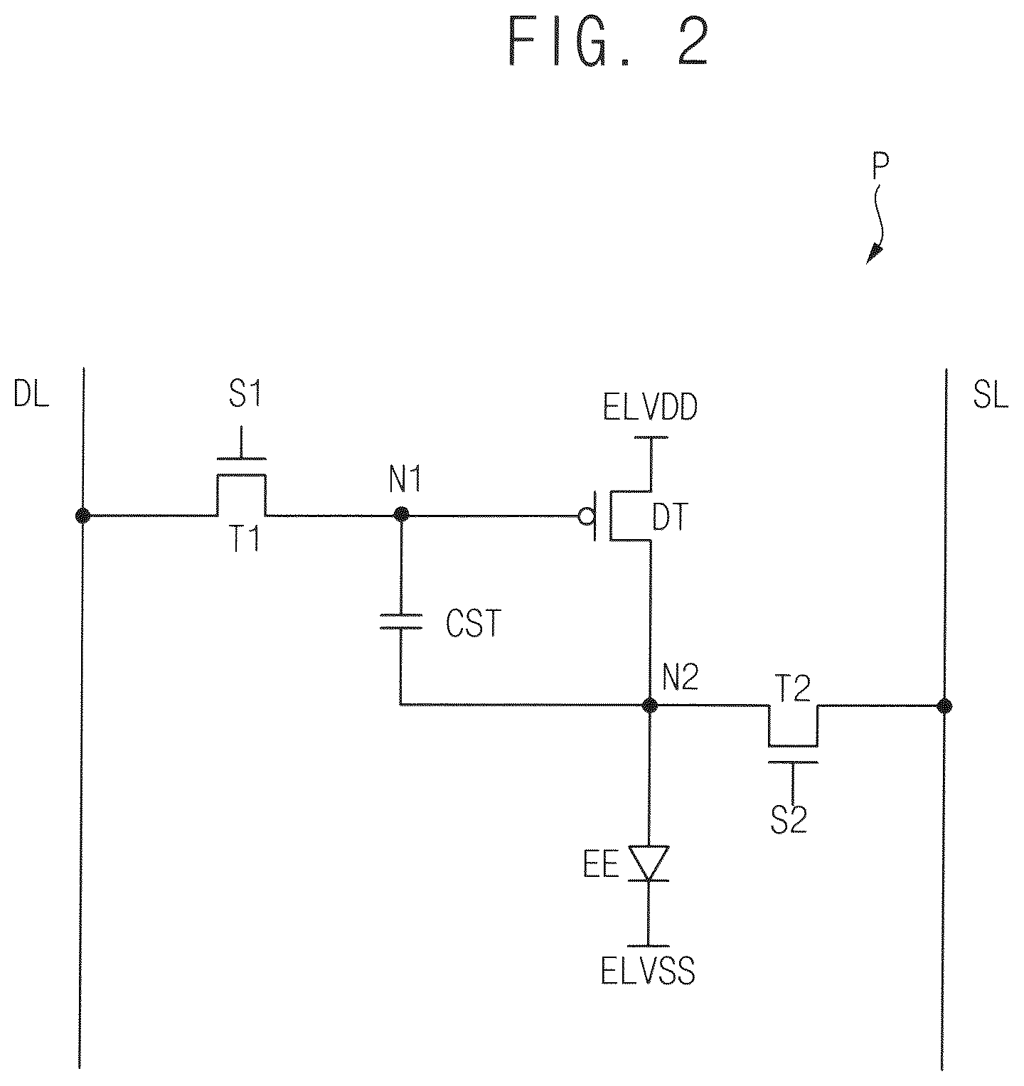 Patent US12106693 Figure 2 – Display device and method of driving the same