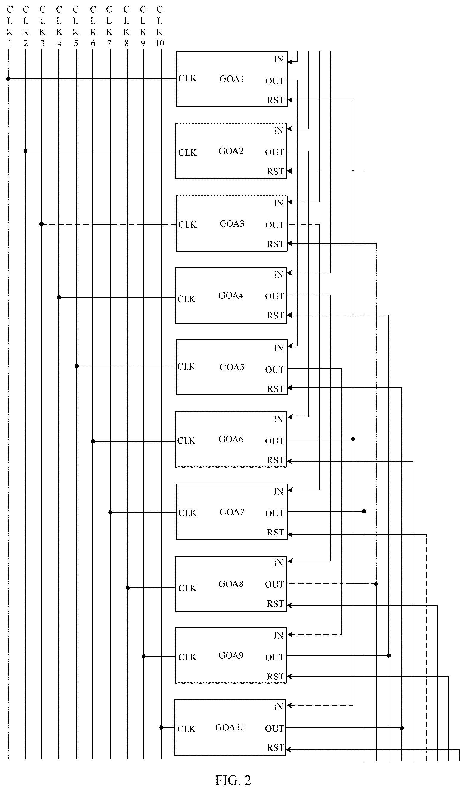 Patent US12106694 Figure 4 – Gate driving circuit and driving method thereof and display panel