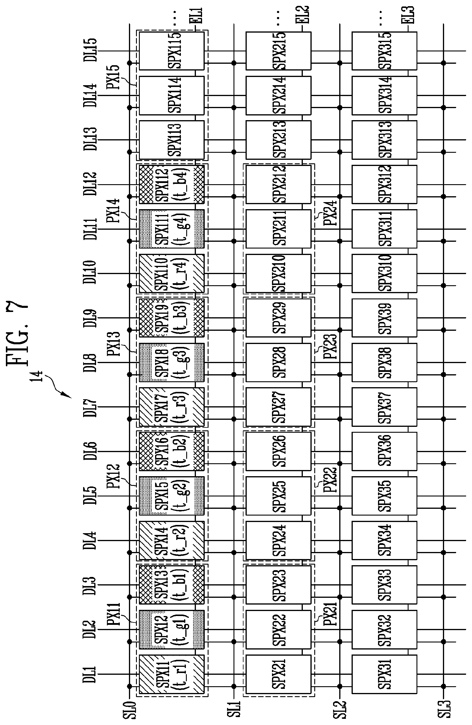 Patent US12106695 Figure 7 – Display device and driving method thereof