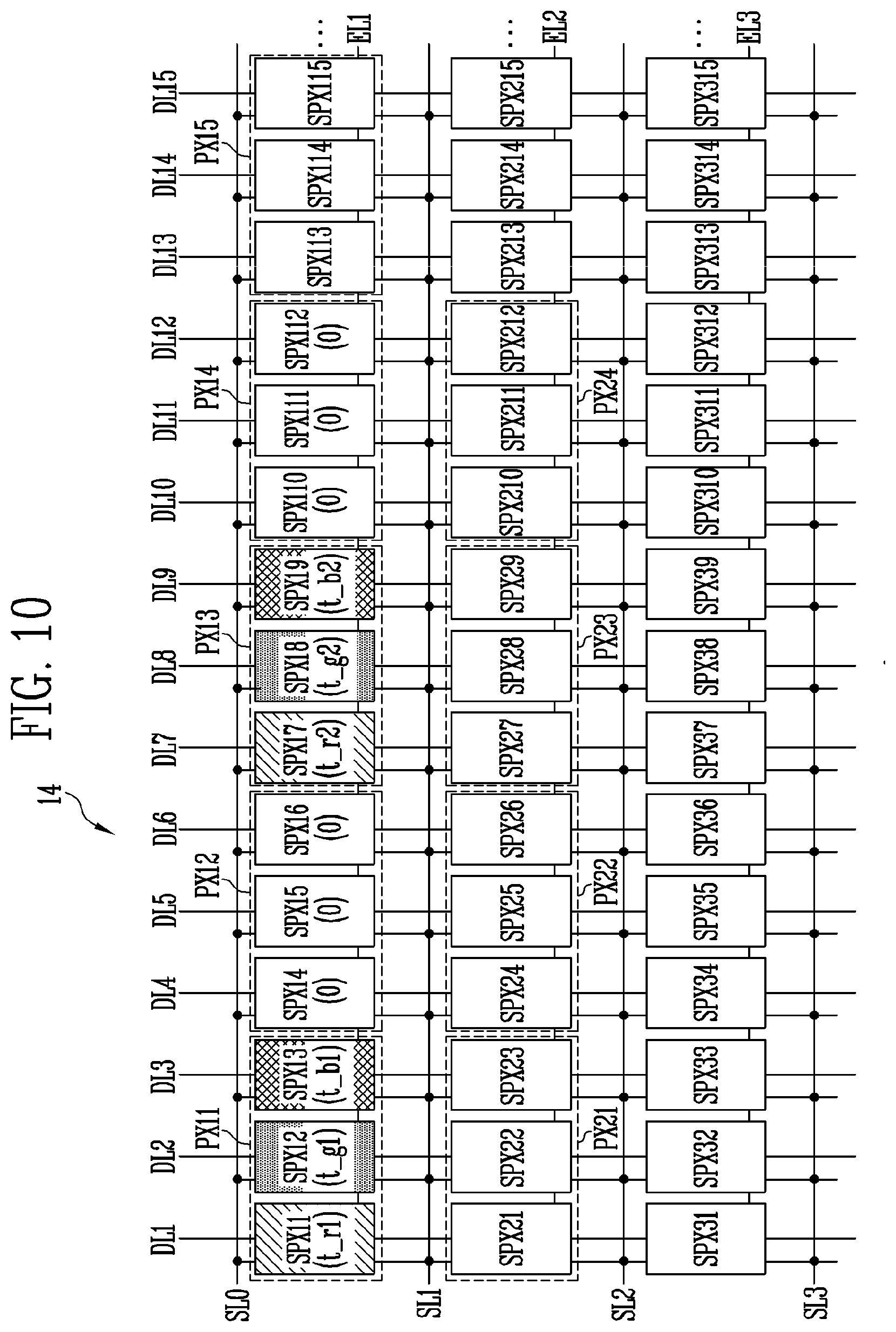 Patent US12106695 Figure 10 – Display device and driving method thereof