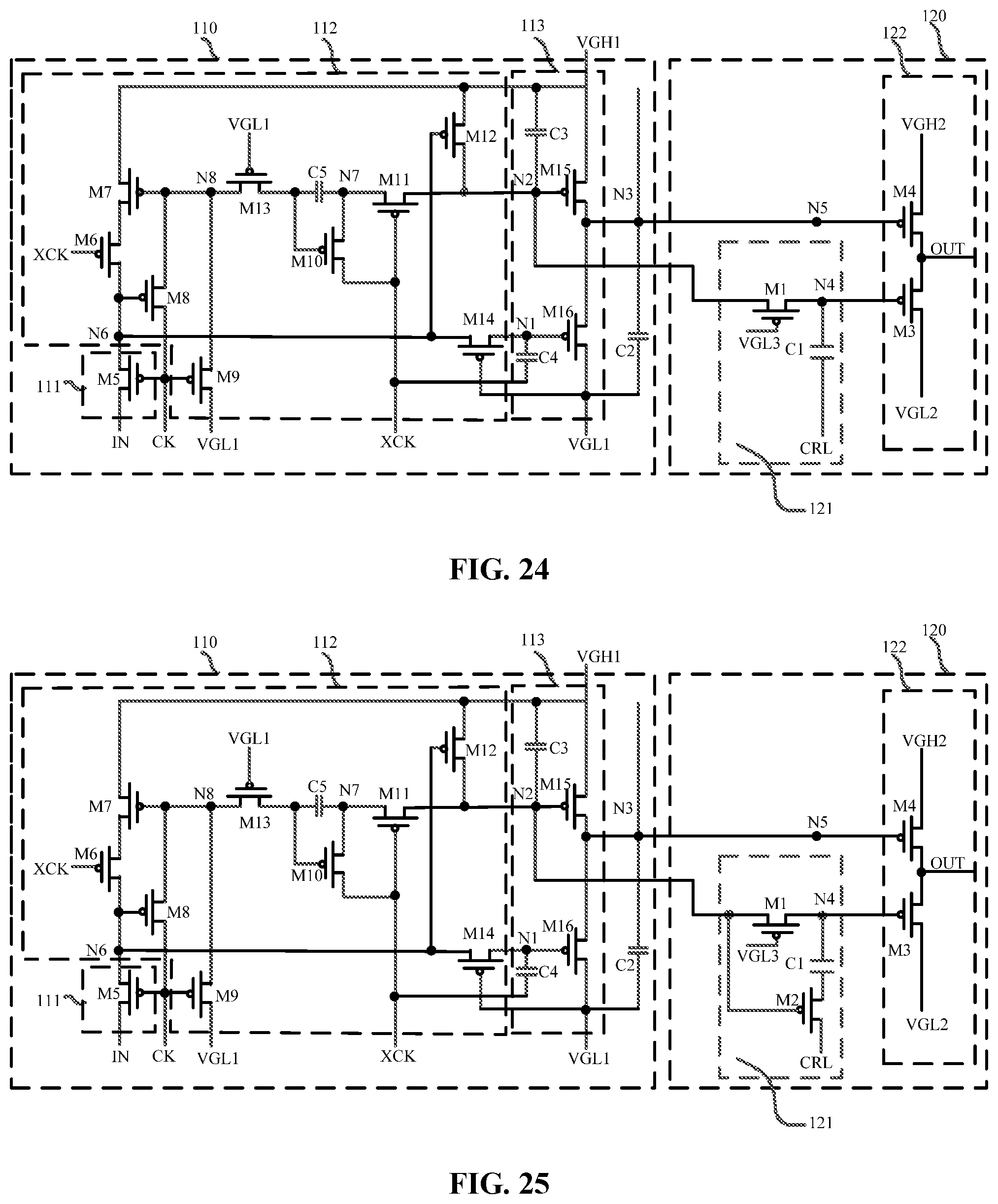 Patent US12106696 Figure 15 – Display panel and display device having cascaded shift registers