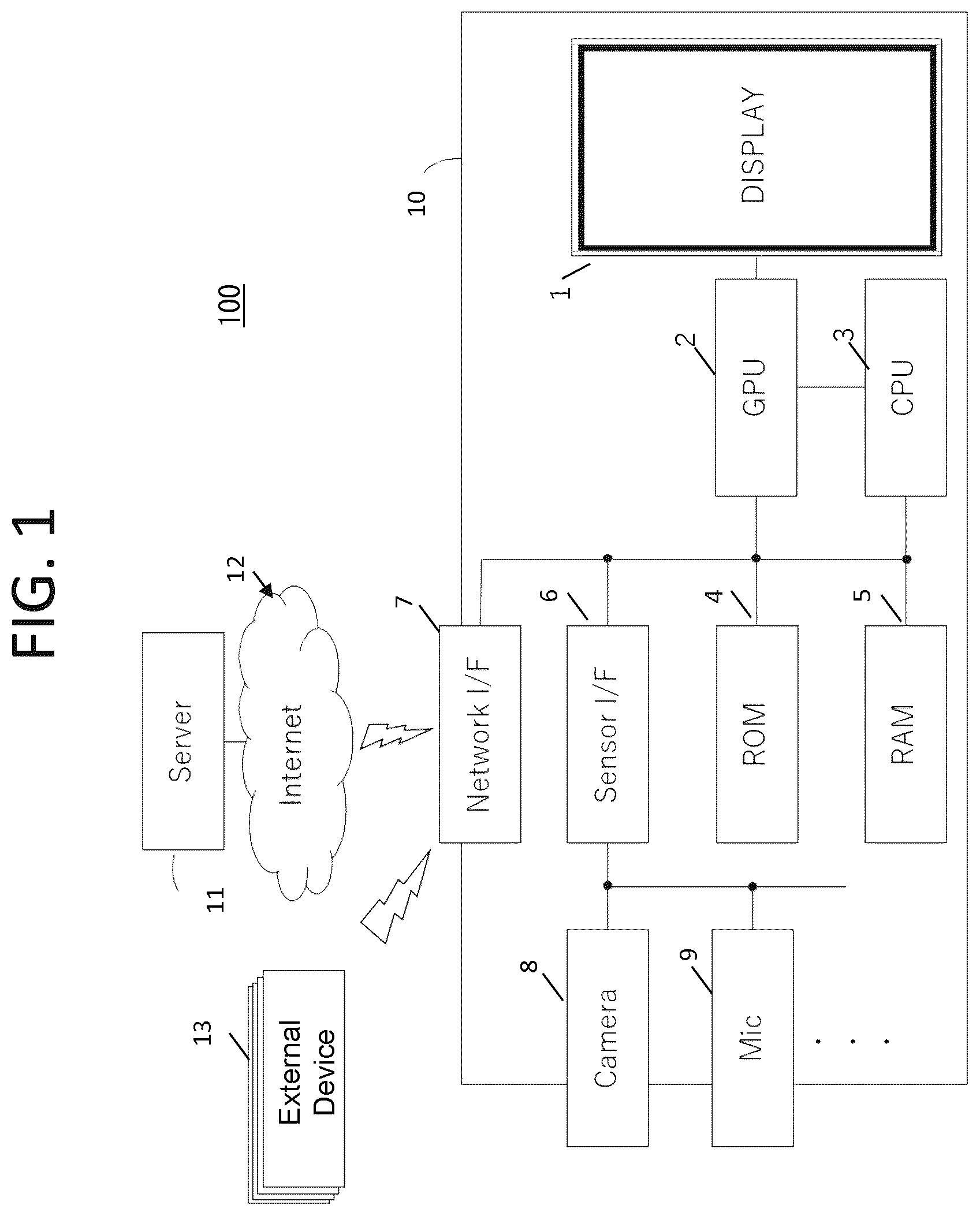 Patent US12106697 Figure 1 – Image display device, system and method