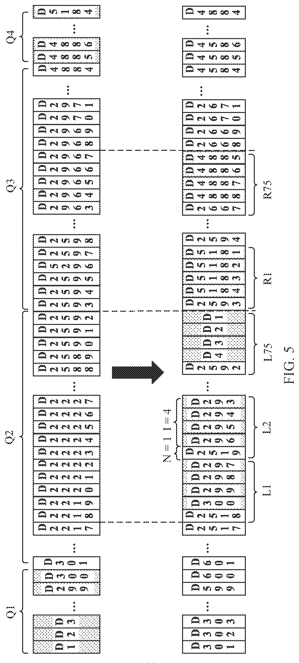 Patent US12106698 Figure 5 – Display panel and terminal device having drive chip for which sequence of input display data is changed