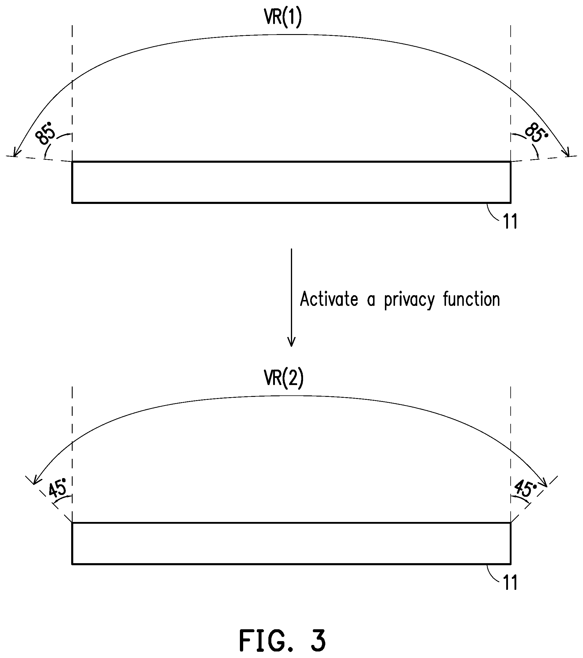 Patent US12106699 Figure 3 – Display system supporting privacy function and display control method