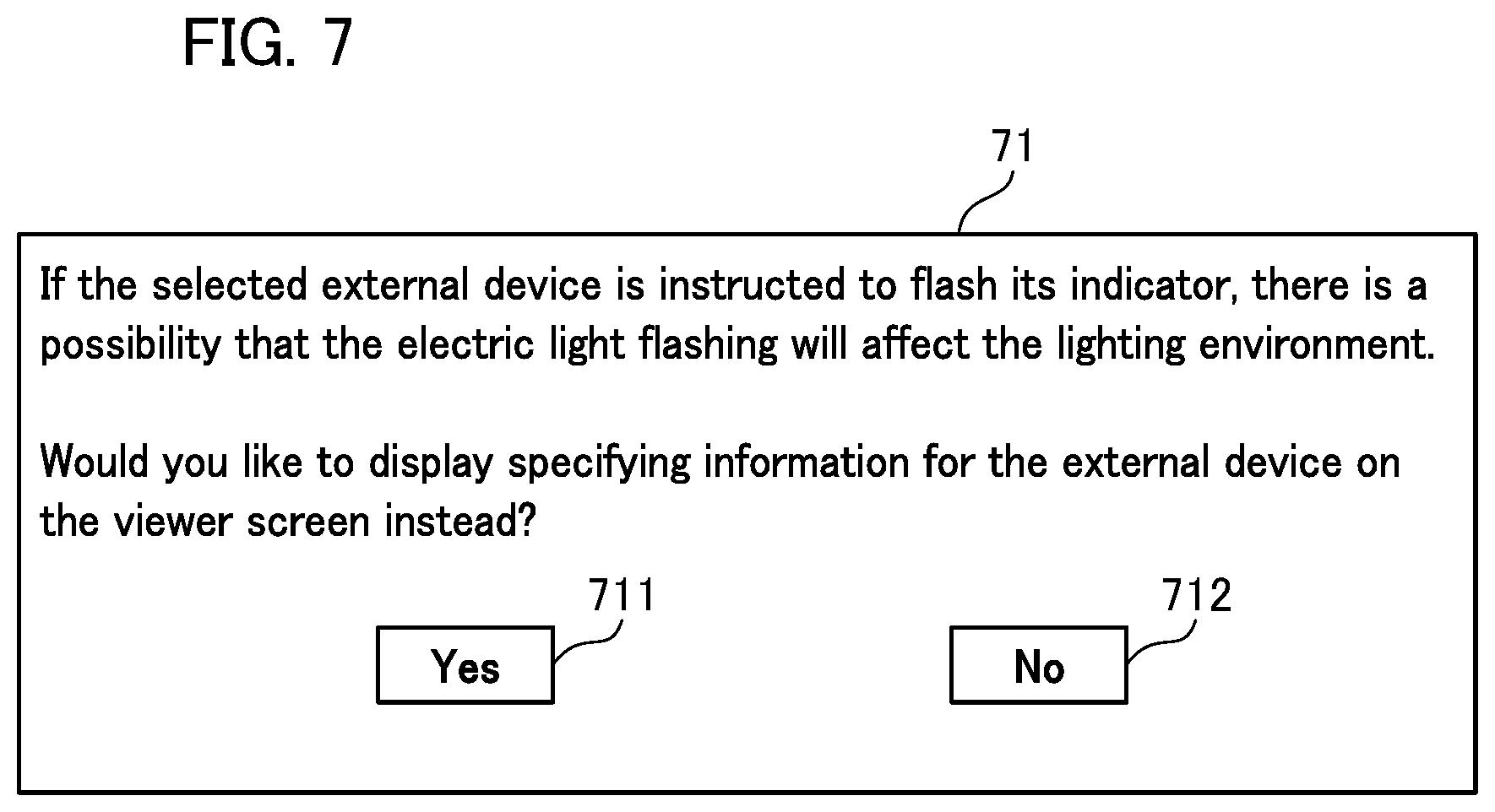 Patent US12106700 Figure 7 – Image processing apparatus for determining usage of external device, image processing method, and storage medium