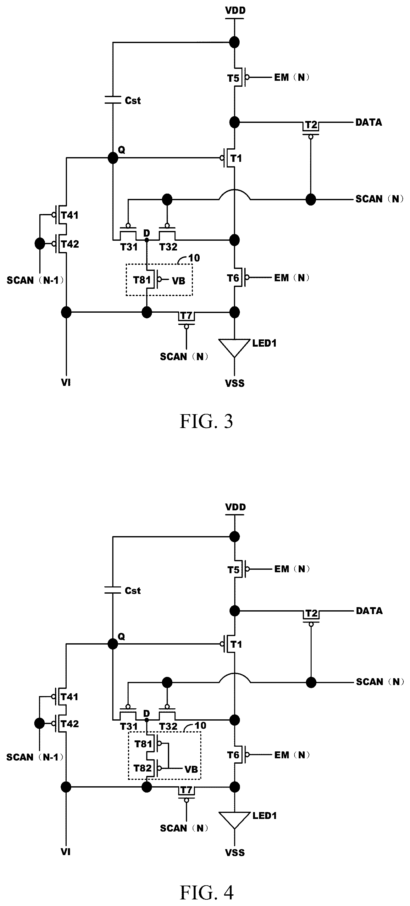 Patent US12106701 Figure 2 – Pixel circuit and display panel
