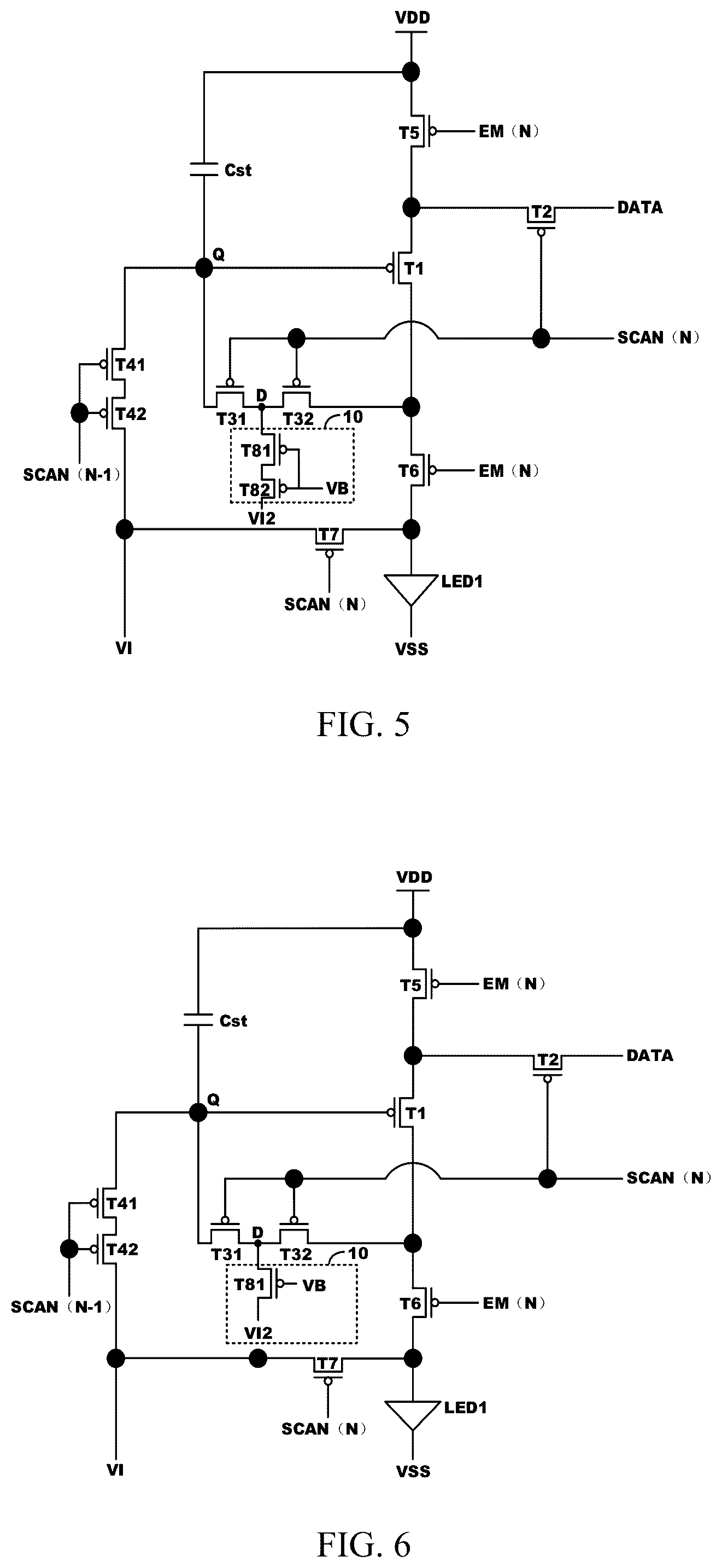 Patent US12106701 Figure 3 – Pixel circuit and display panel