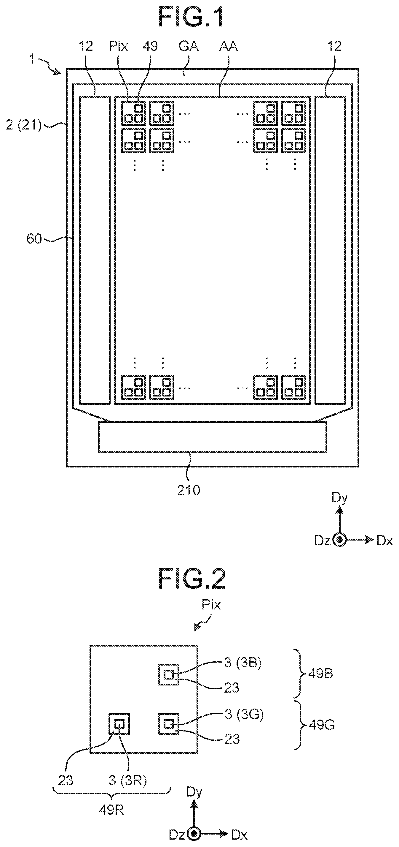 Patent US12106703 Figure 1 – Display device