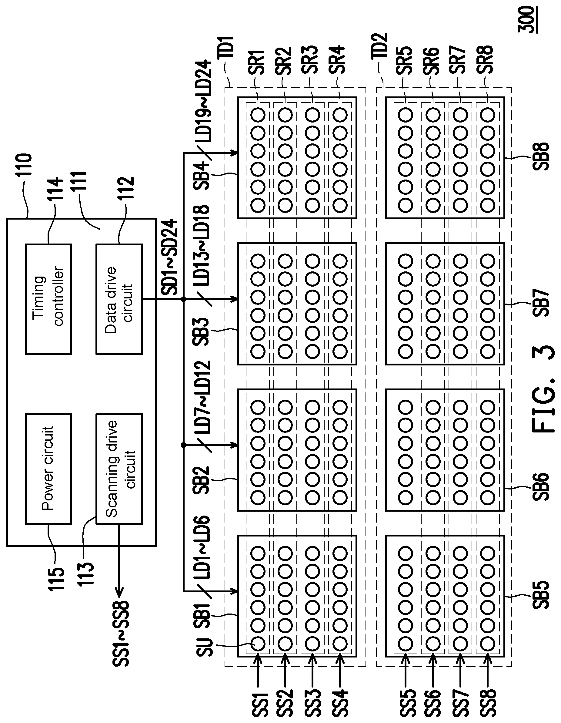 Patent US12106704 Figure 3 – Electronic device