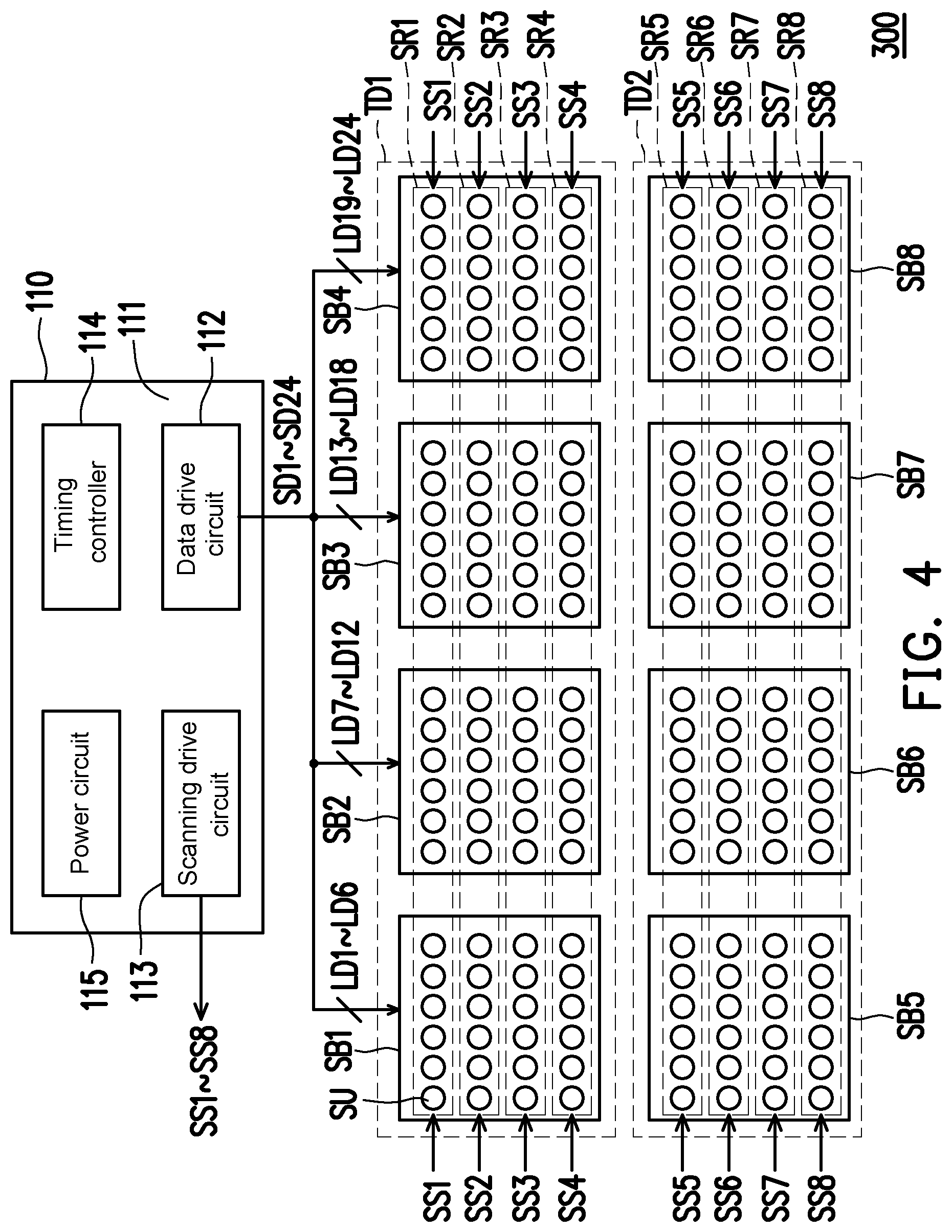 Patent US12106704 Figure 4 – Electronic device