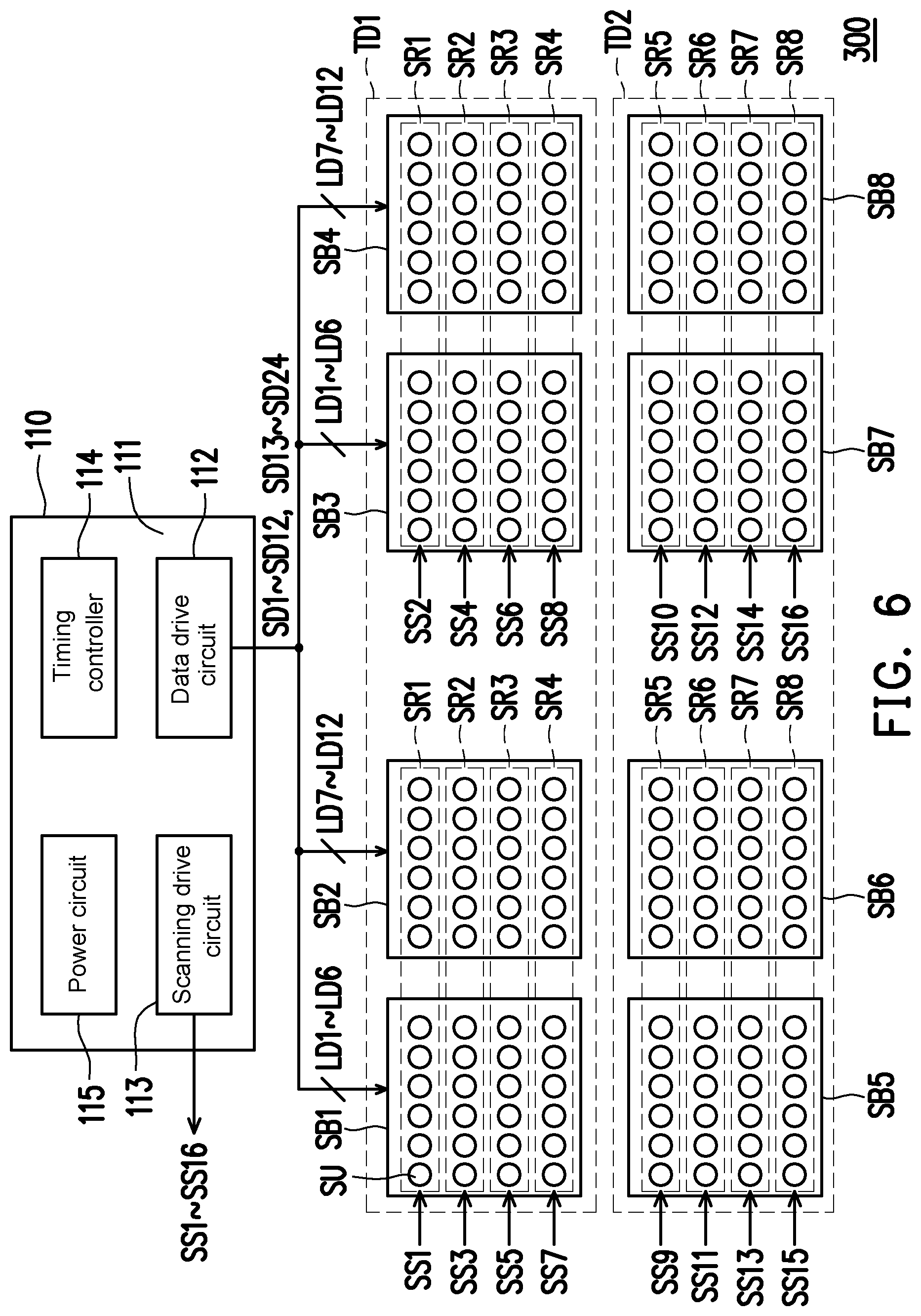 Patent US12106704 Figure 6 – Electronic device