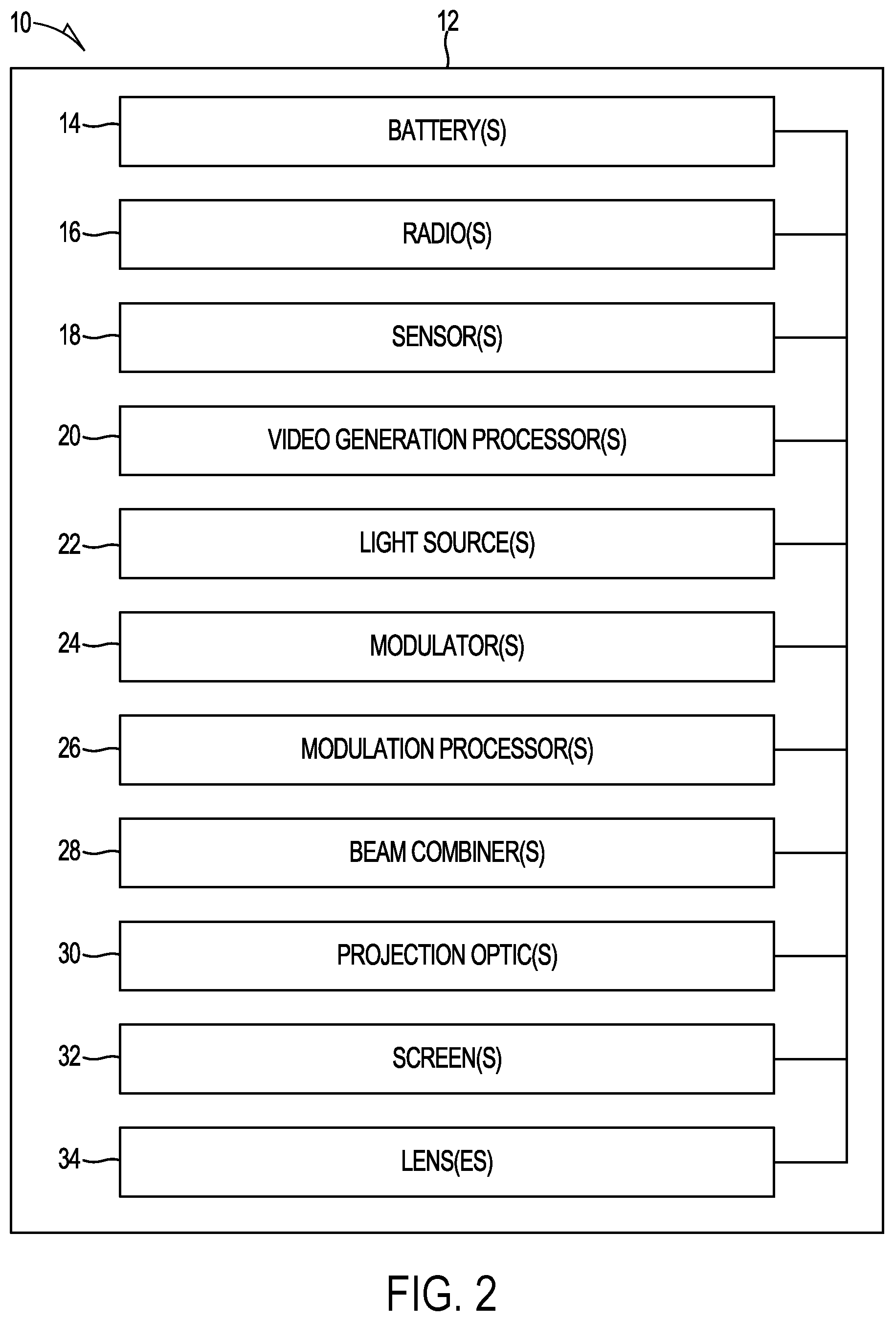 Patent US12106705 Figure 2 – Sparse led array applications
