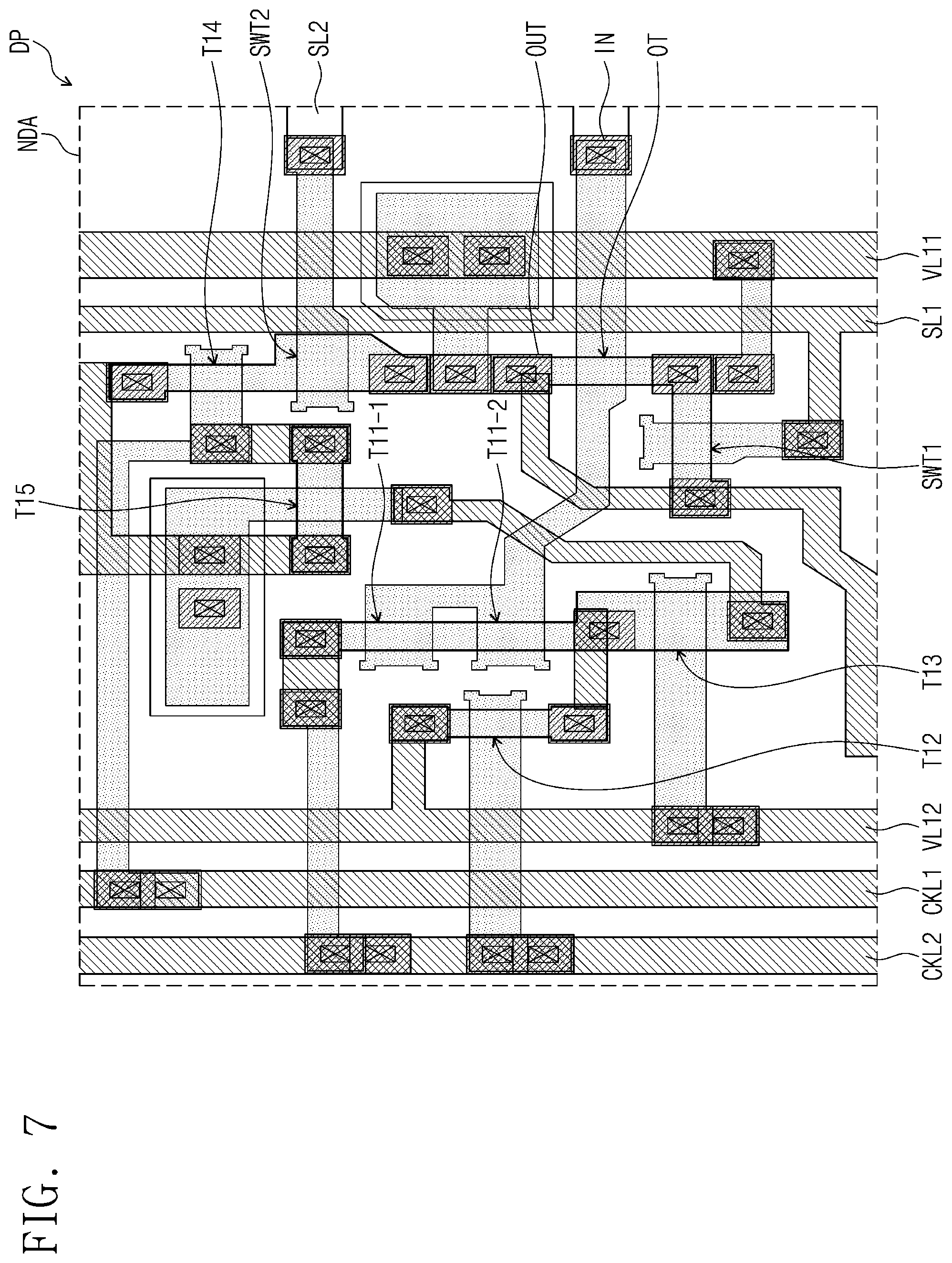 Patent US12106707 Figure 6 – Inverter circuit, scan driving circuit and display device