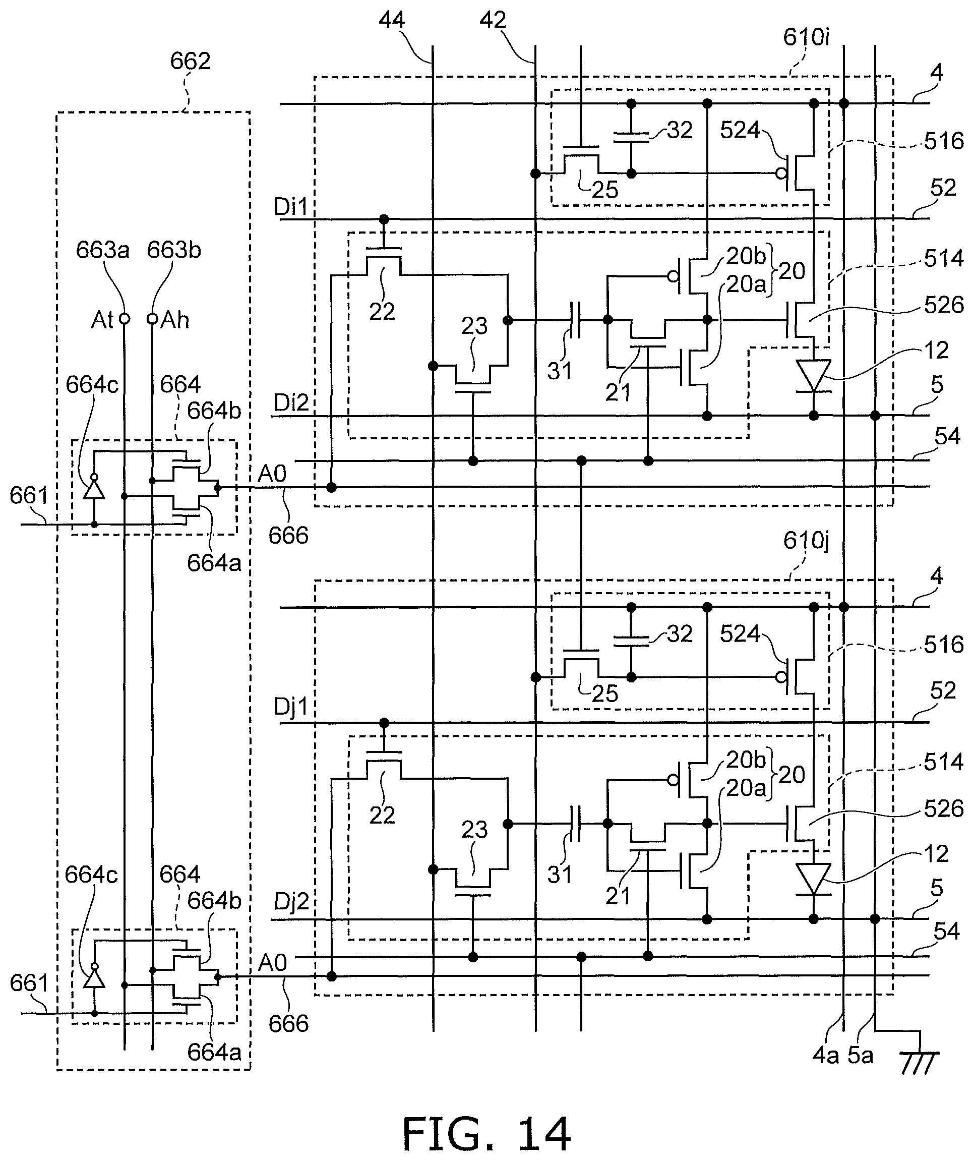 Patent US12106709 Figure 14 – Image display device