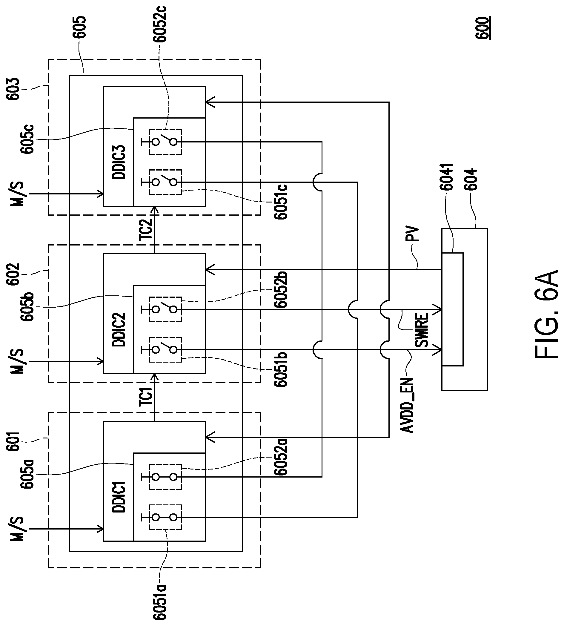 Patent US12106711 Figure 8 – Driving circuit and synchronization method thereof for multi-panel display device