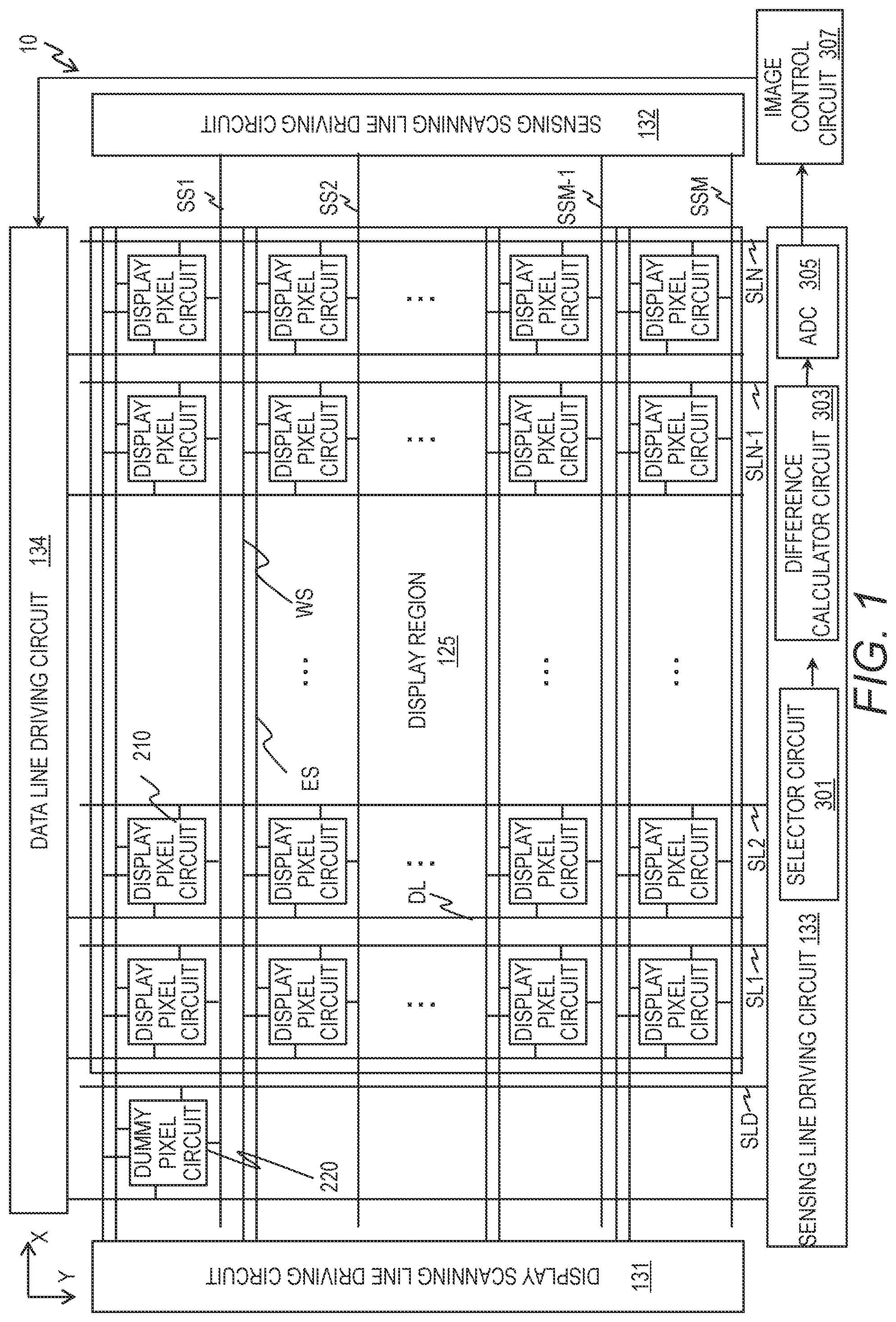 Patent US12106712 Figure 1 – Display device