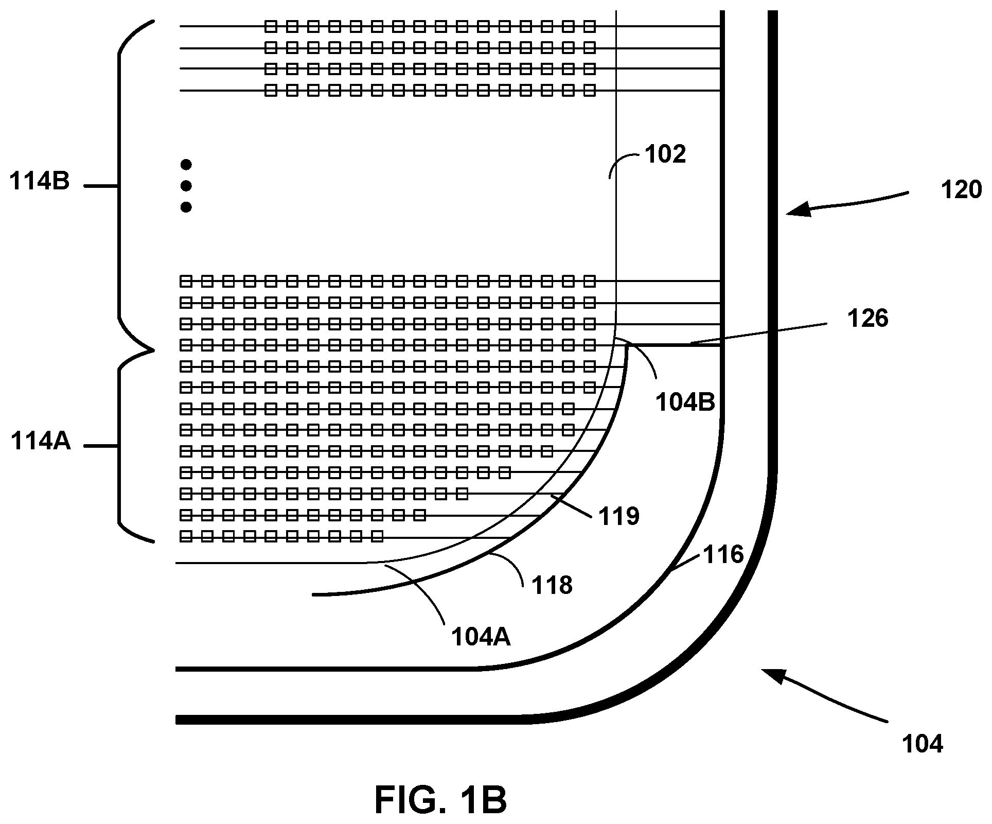 Patent US12106713 Figure 2 – Display device with reduced rounded corner bezel size