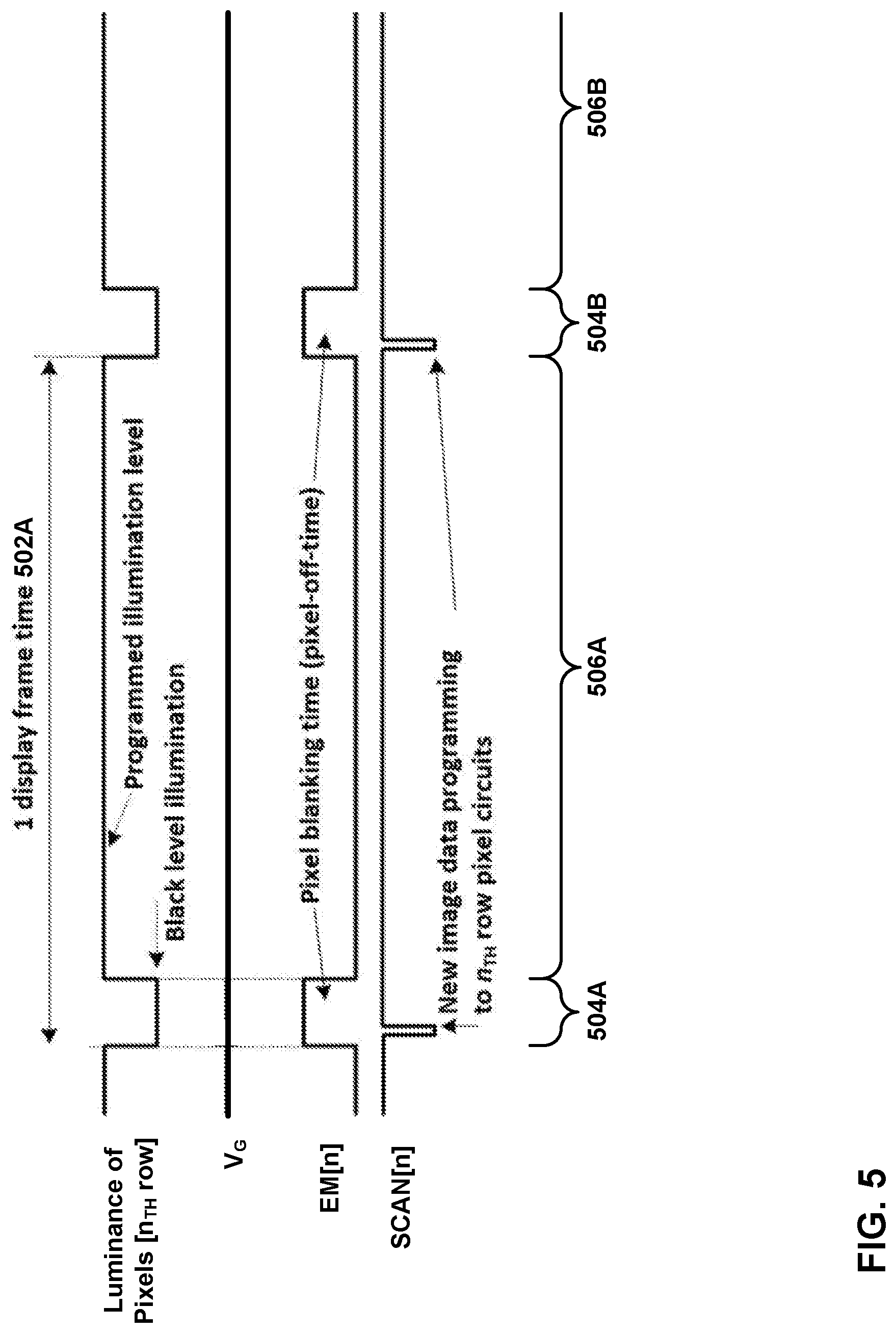 Patent US12106713 Figure 7 – Display device with reduced rounded corner bezel size