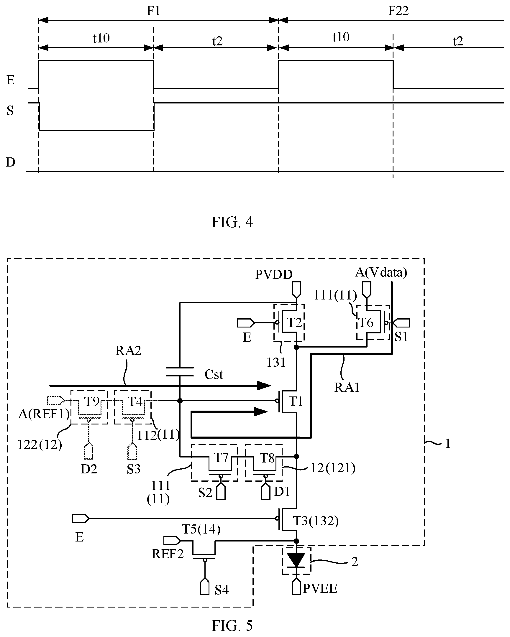 Patent US12106714 Figure 2 – Pixel driving circuit, display panel and driving method therefor, and display device