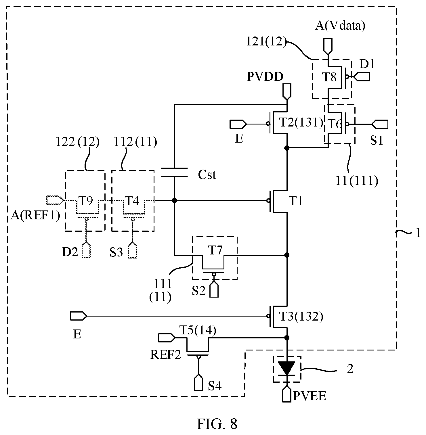Patent US12106714 Figure 4 – Pixel driving circuit, display panel and driving method therefor, and display device