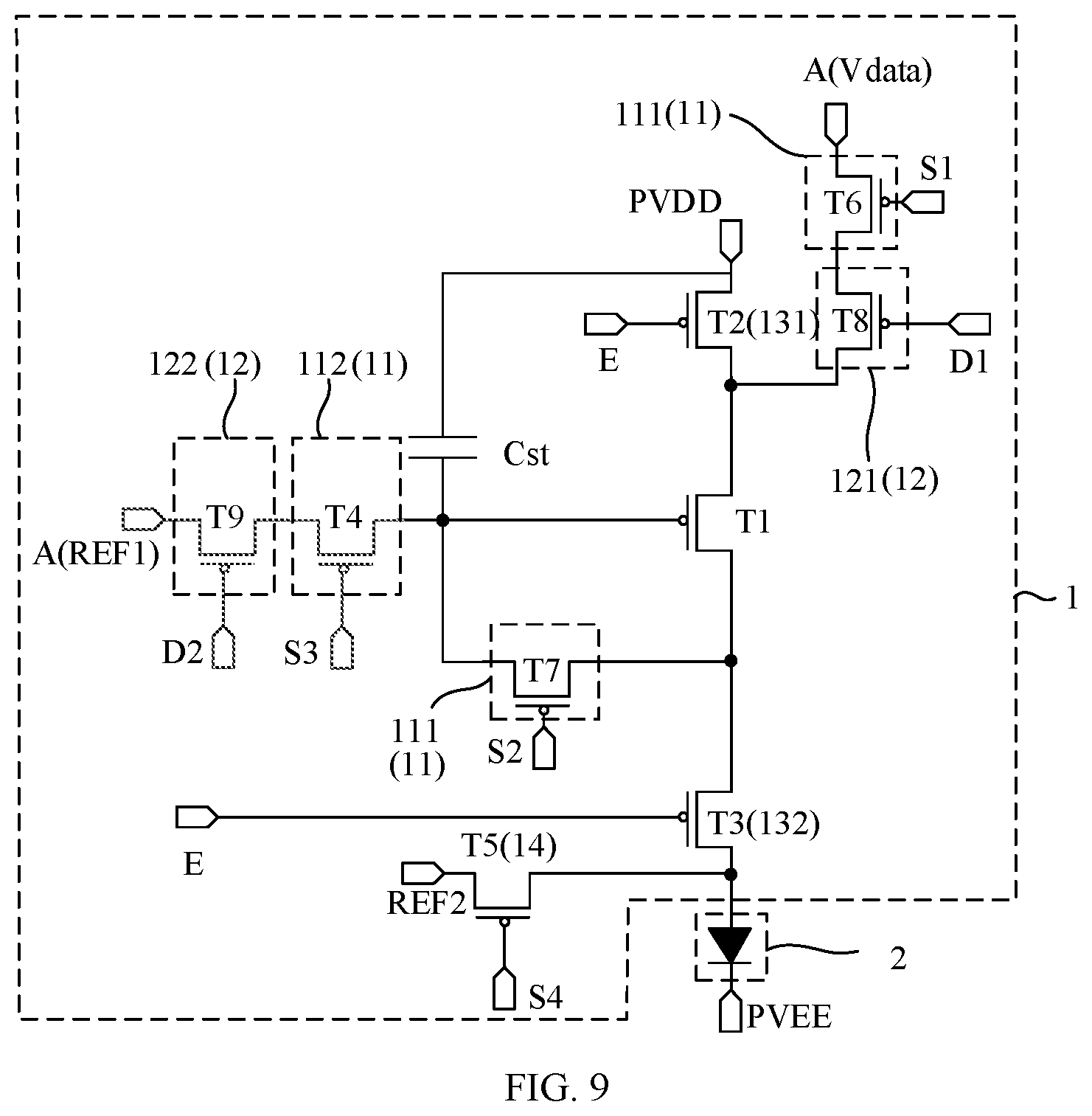 Patent US12106714 Figure 5 – Pixel driving circuit, display panel and driving method therefor, and display device